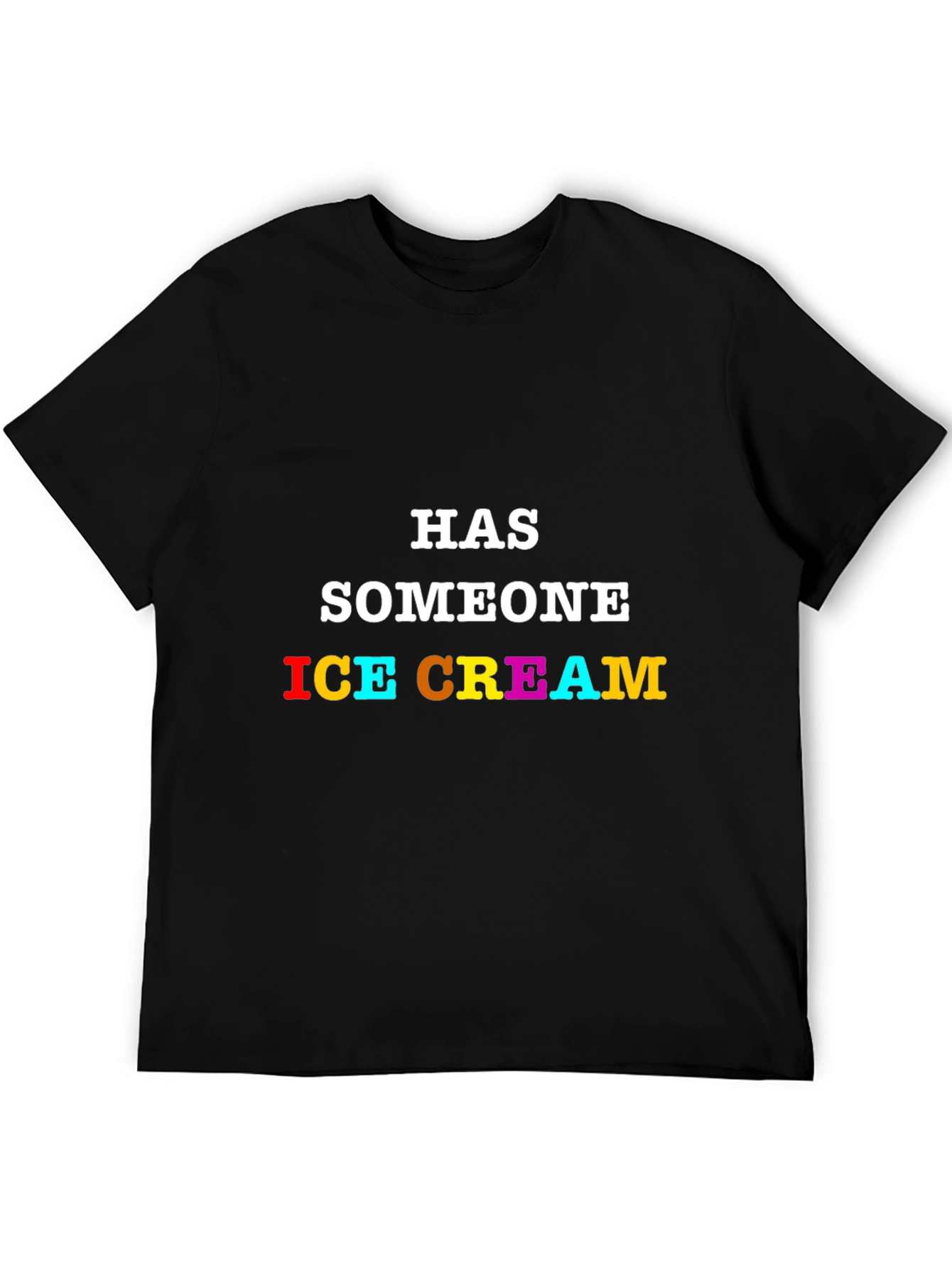 Black Has Someone Ice Cream T-Shirt - Fun Novelty Tee view 5