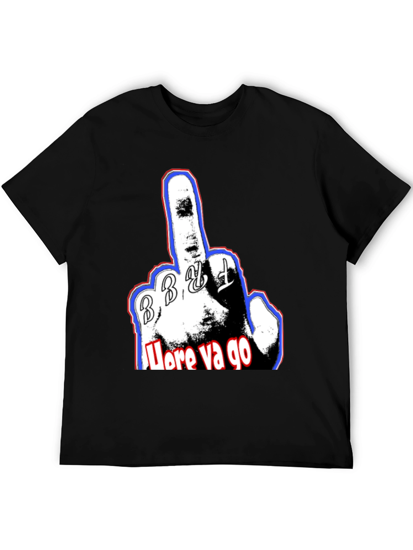 Black Offensive Funny T-Shirt view 5
