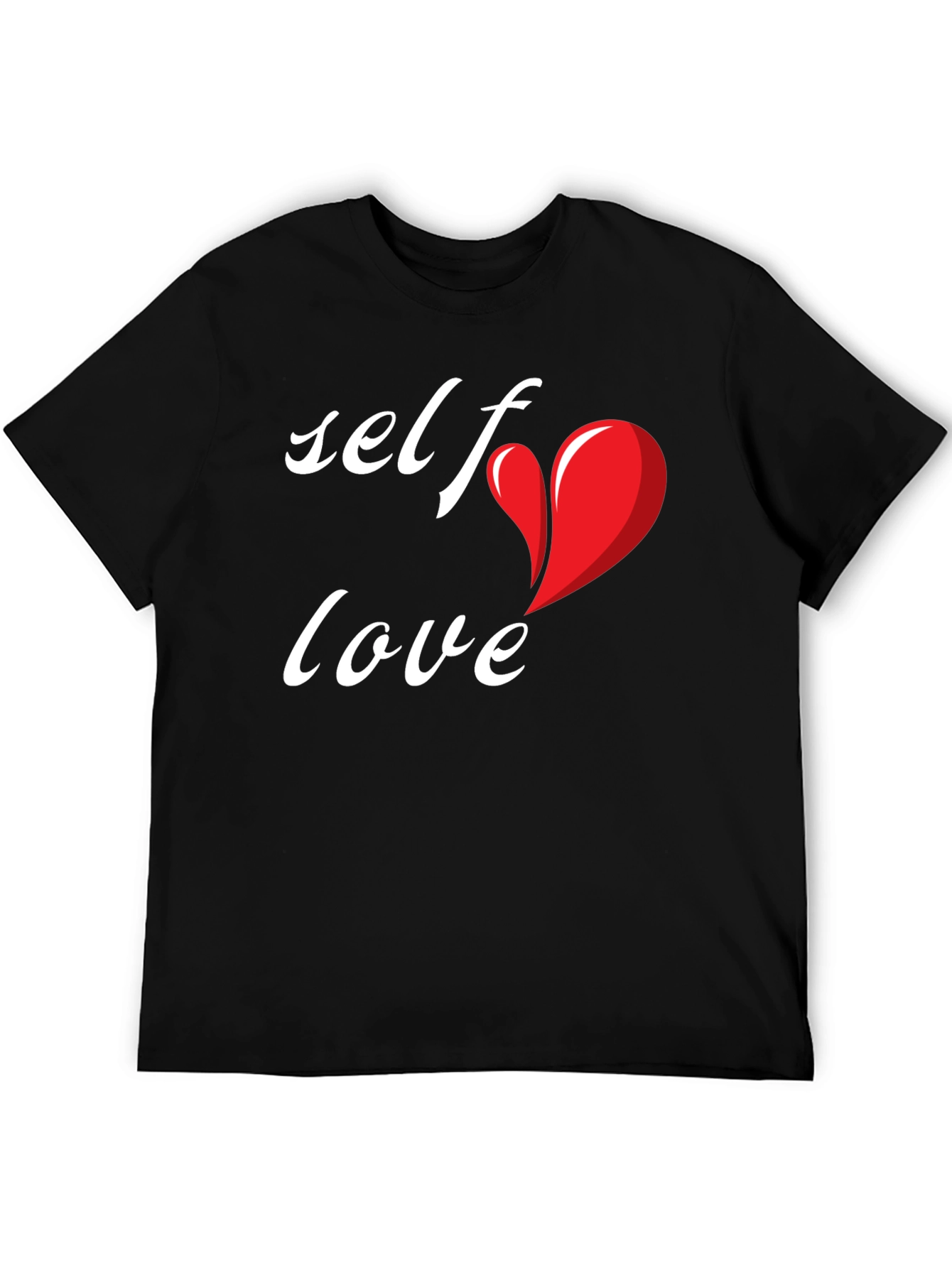 Black Self Love Black Graphic Tee - Express Yourself view 5