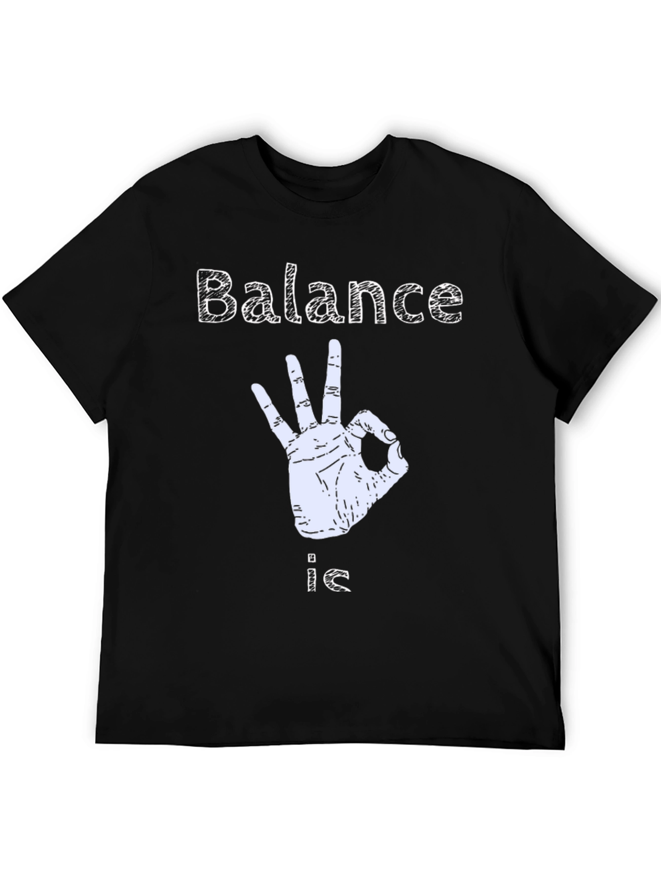 Black Balance is Okay T-Shirt view 5