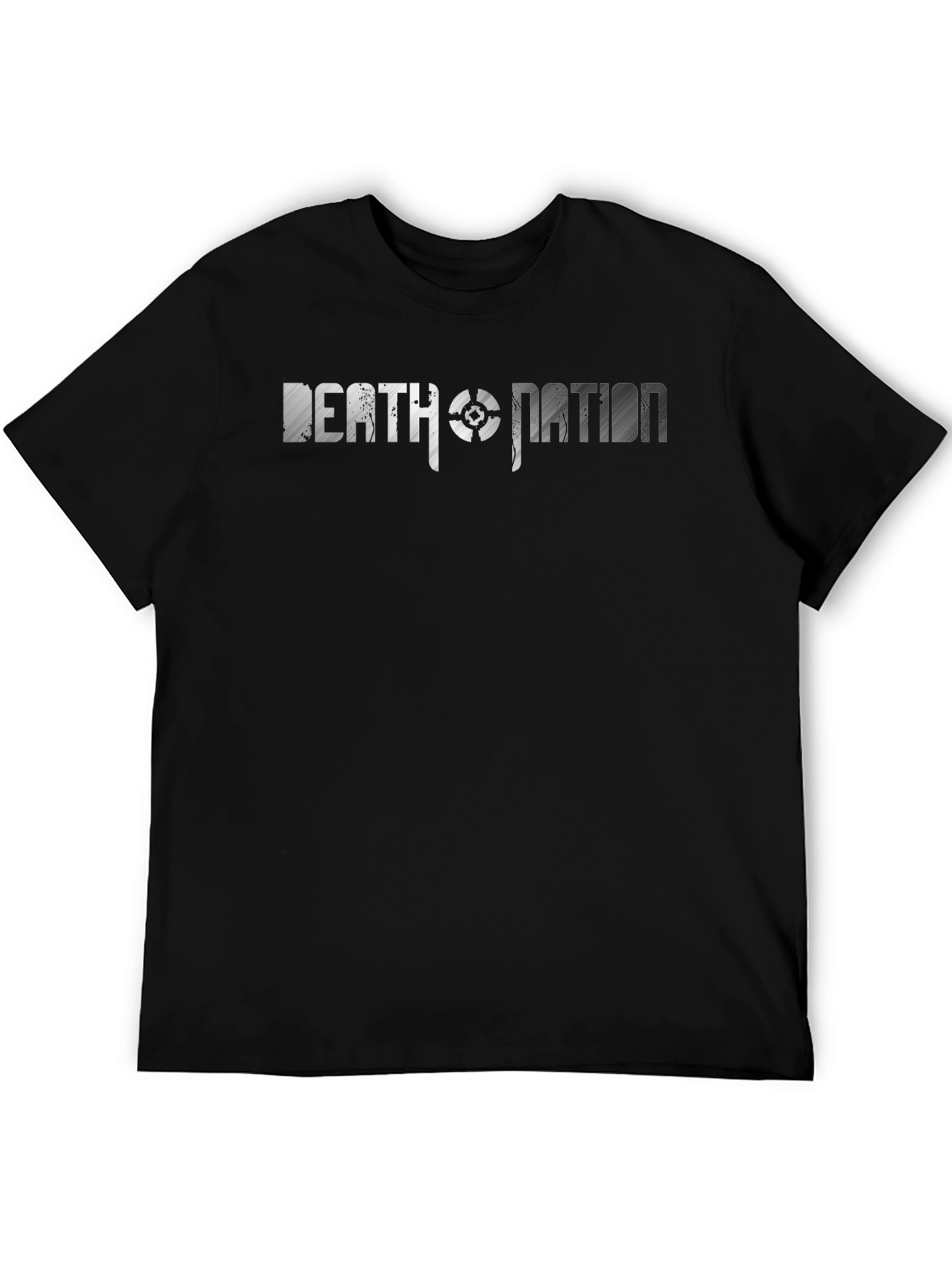Black Death Nation Graphic Print Black T-Shirt view 5