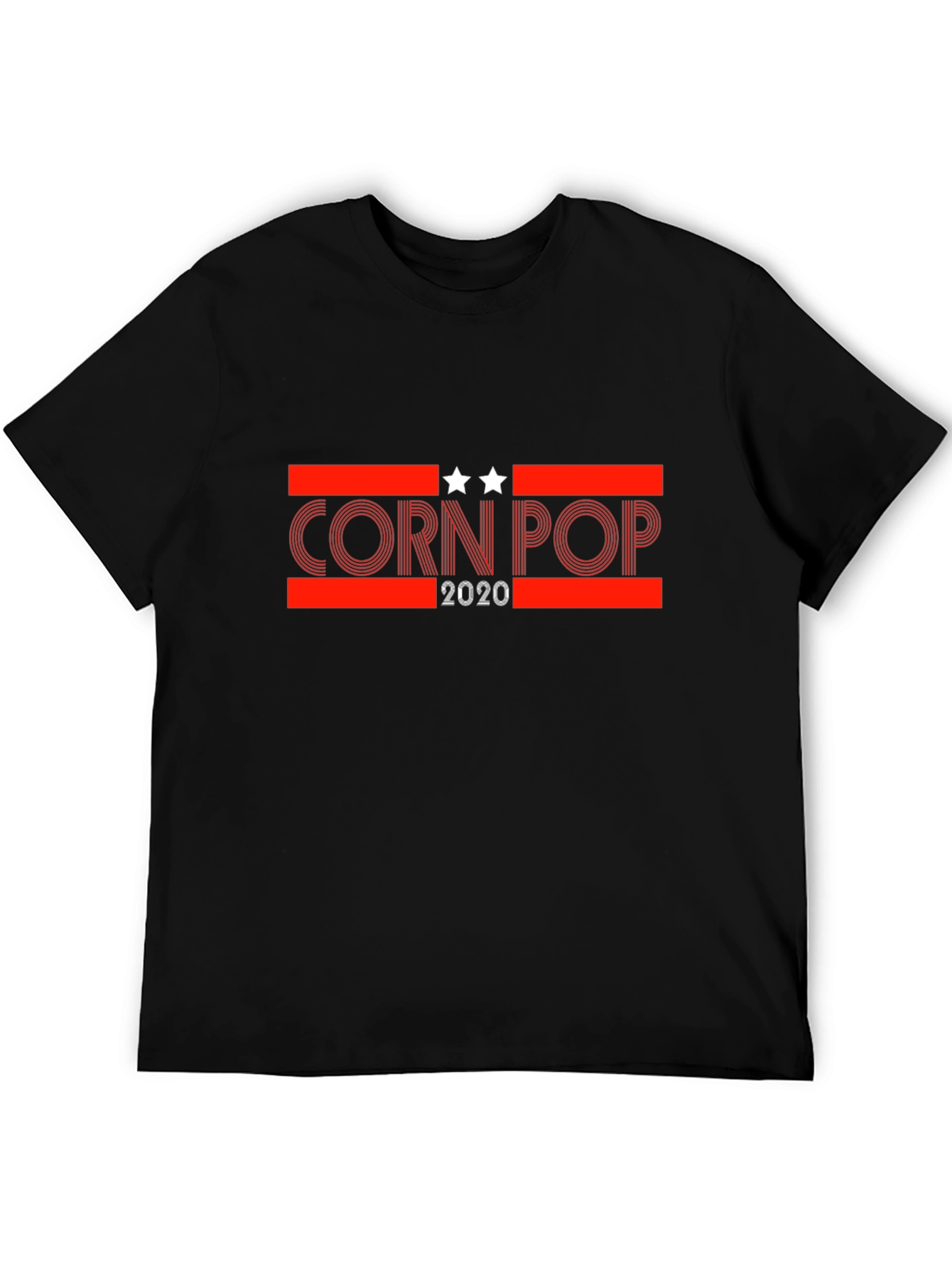 Black Corn Pop 2020 Graphic Tee - Political Humor T-Shirt view 5