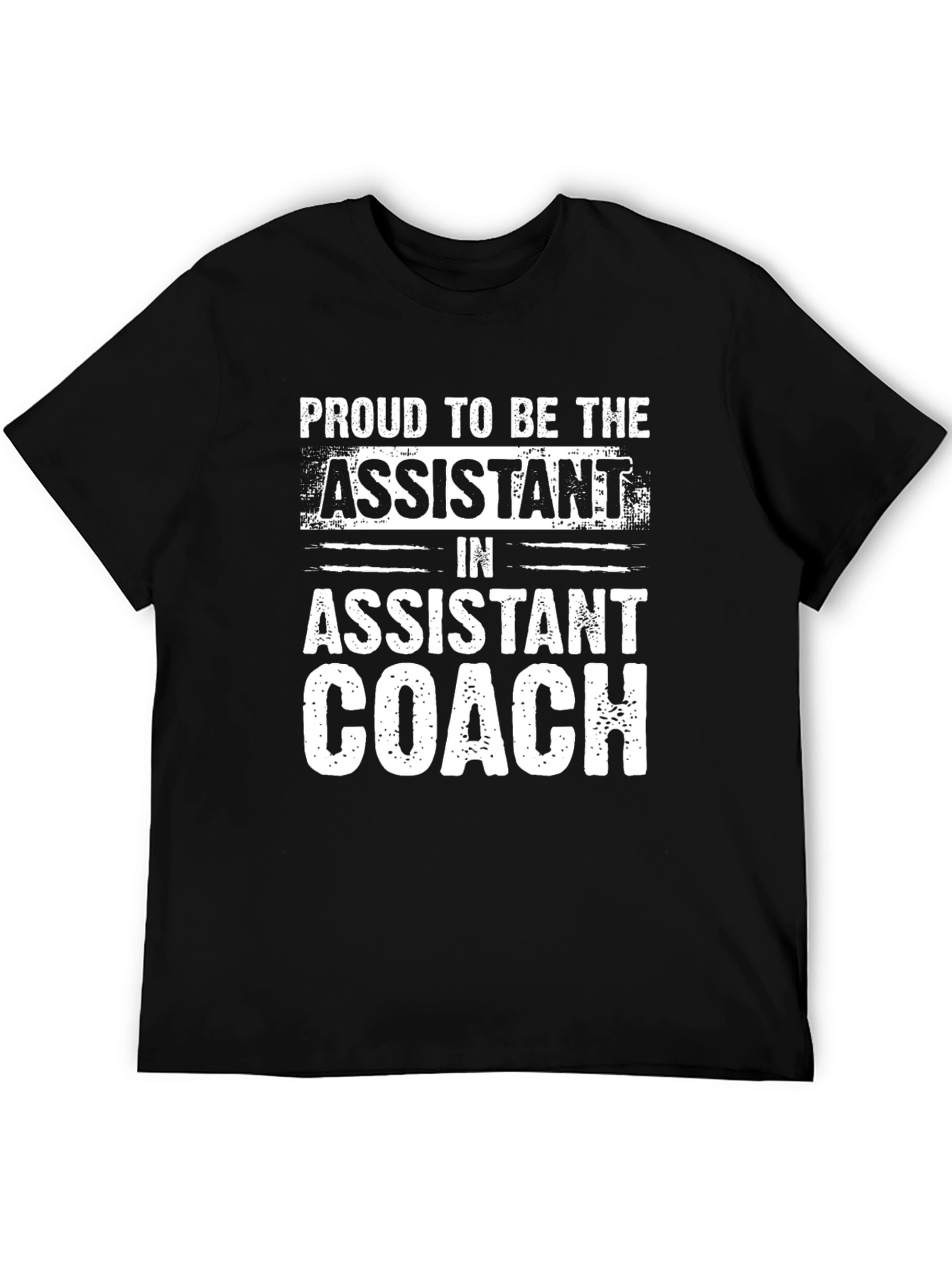 Black Proud Assistant Coach Black T-Shirt view 5