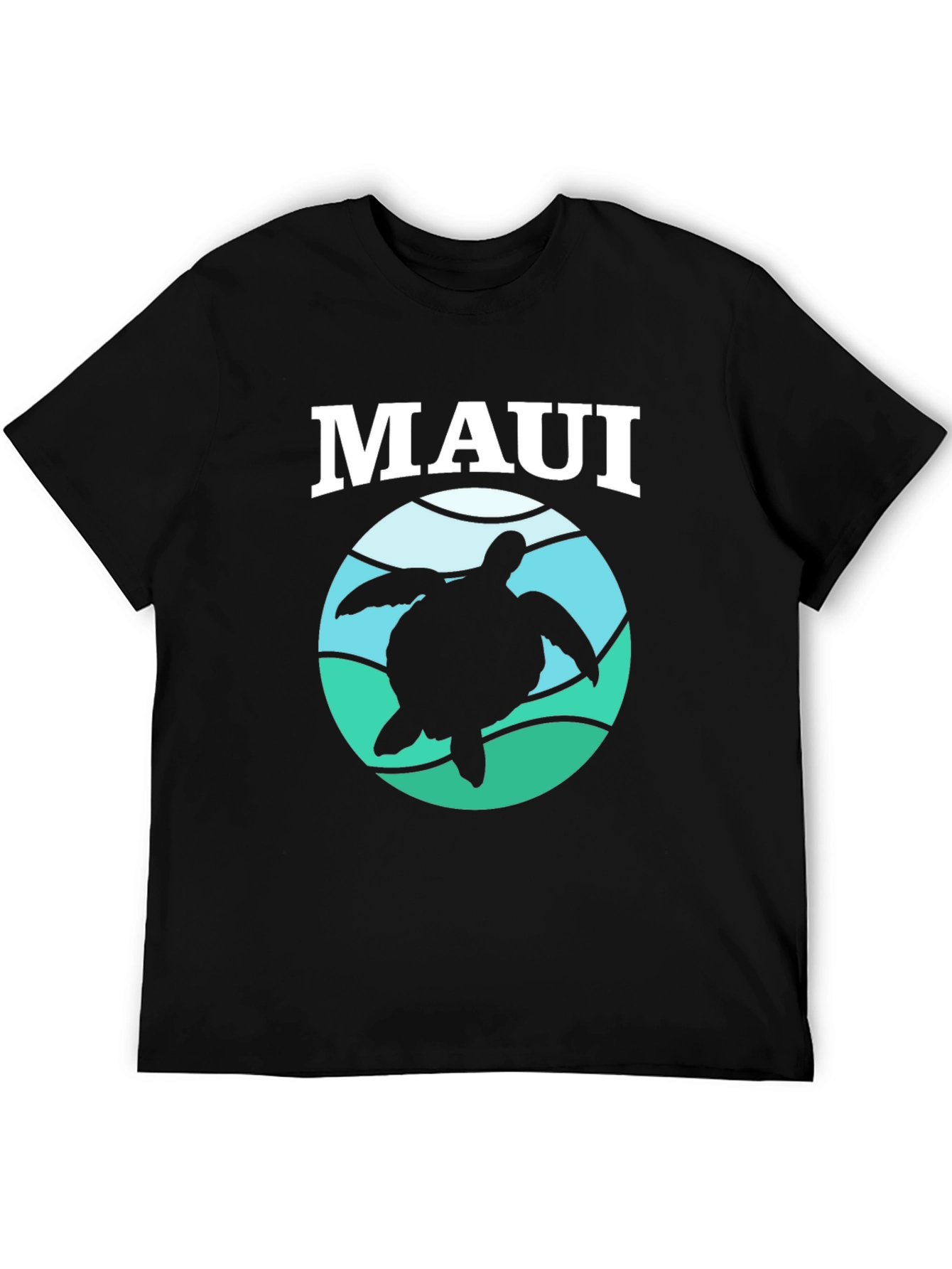 Black Maui Turtle Graphic Tee - Island Vibes view 5