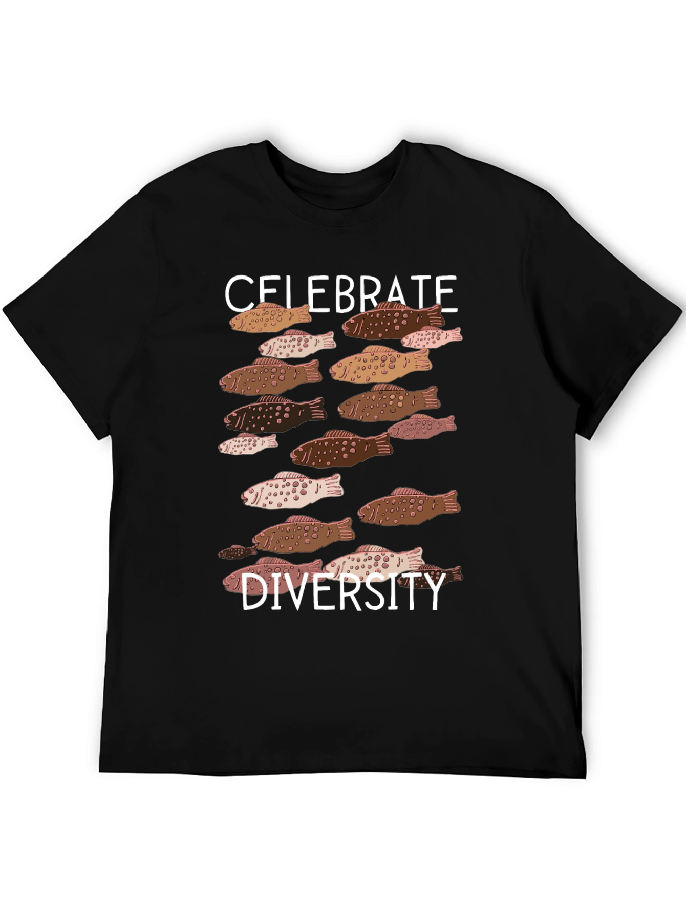Black Celebrate Diversity Graphic Tee view 5