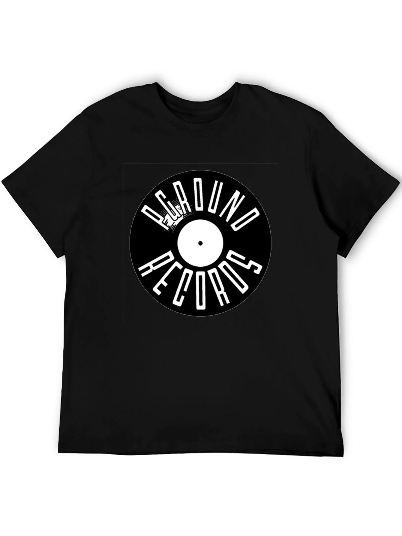 Black Underground Records Vinyl T-Shirt view 5