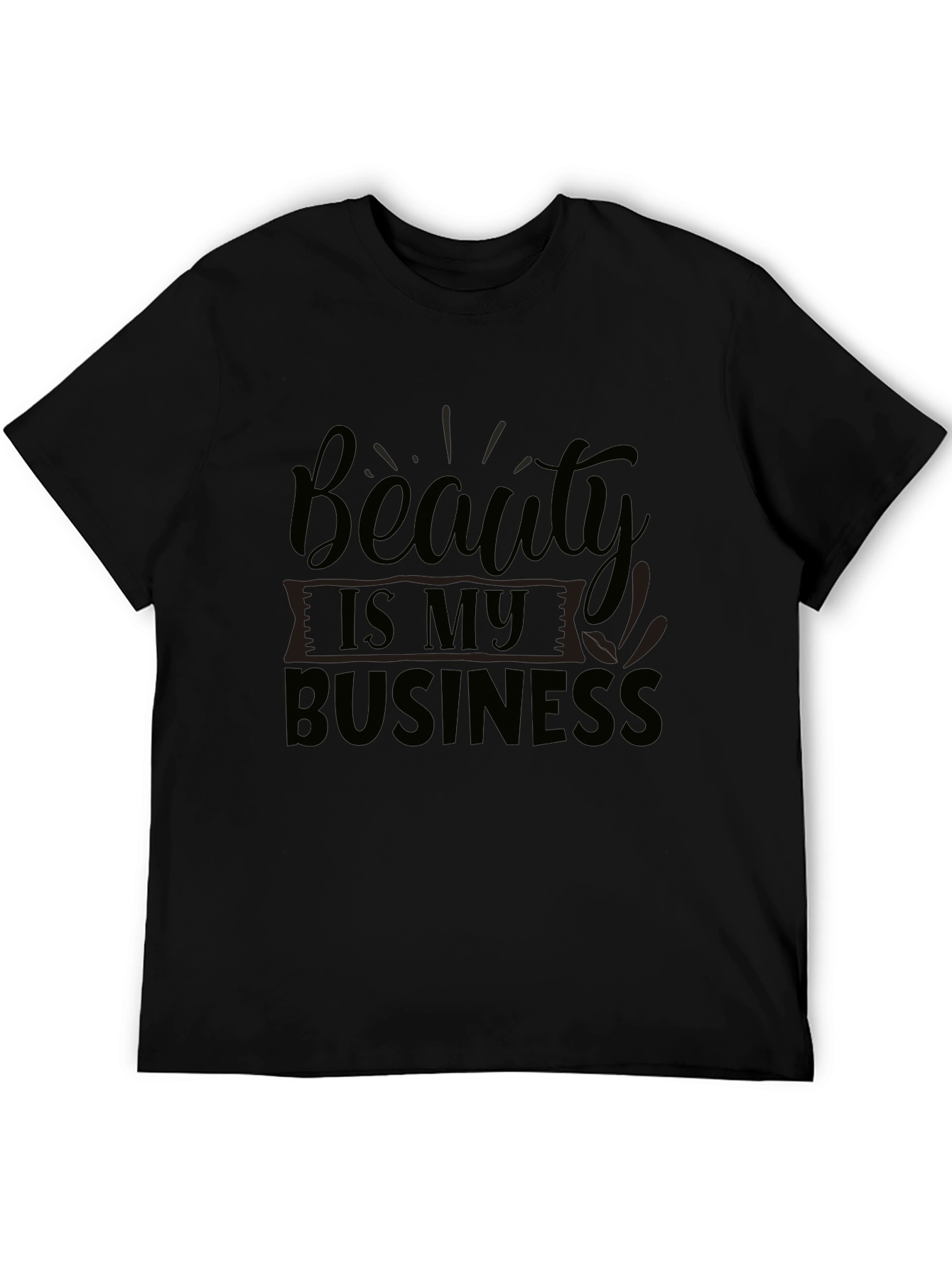 Black Beauty is My Business Black T-Shirt view 5