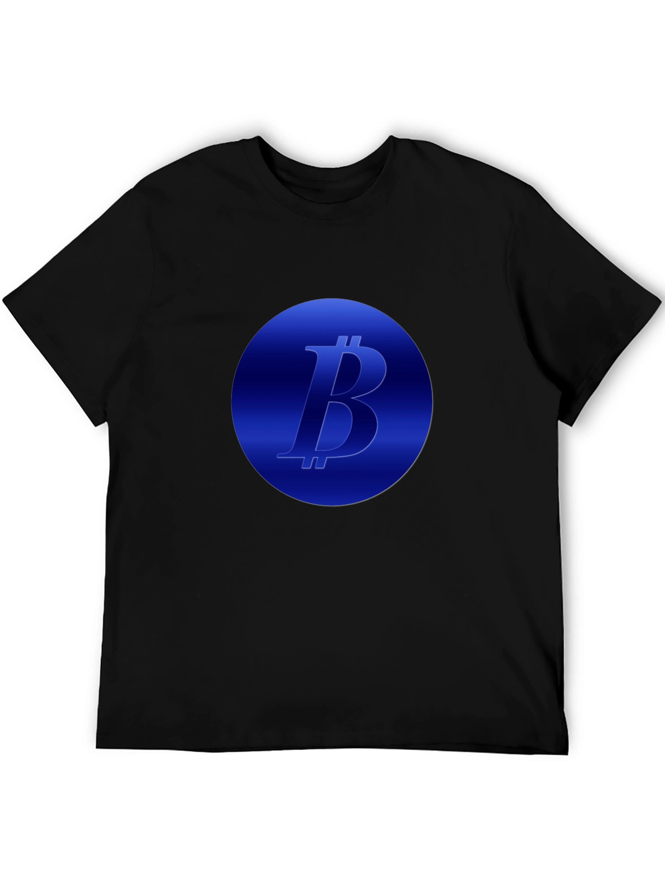 Black Bitcoin Logo T-Shirt - Crypto Fashion view 5