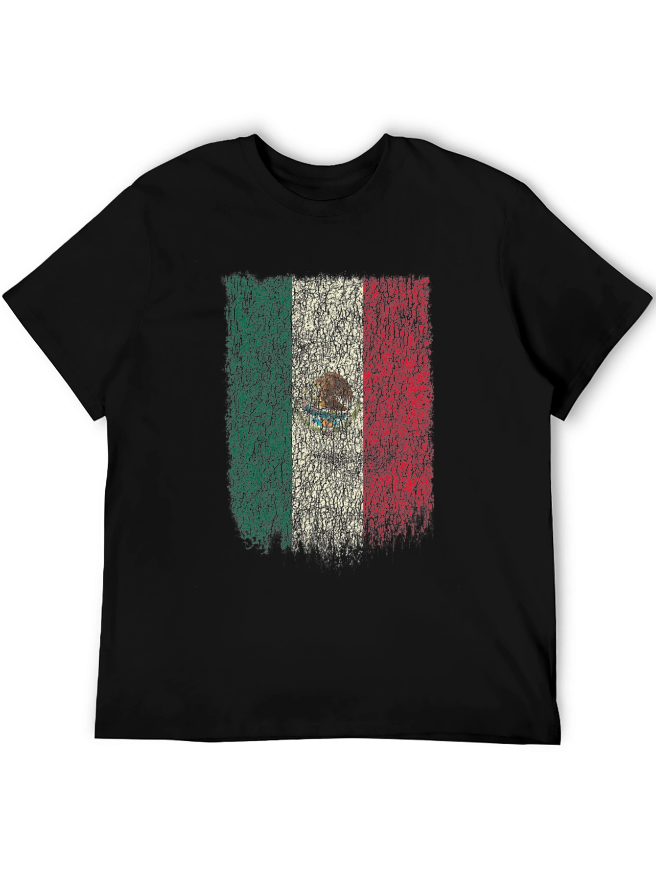 Mexico Flag T-Shirt - Distressed Graphic Tee - 5