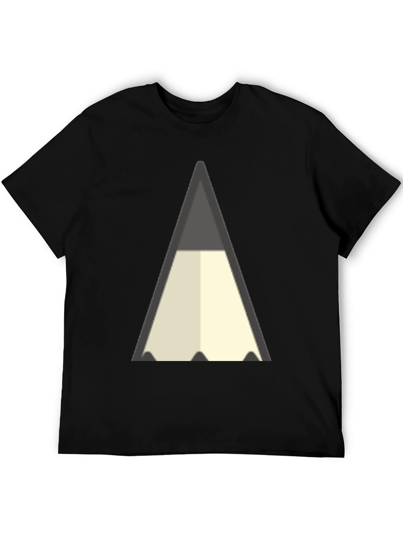 Black Pencil Graphic Black T-Shirt - Artist Inspired Tee view 5