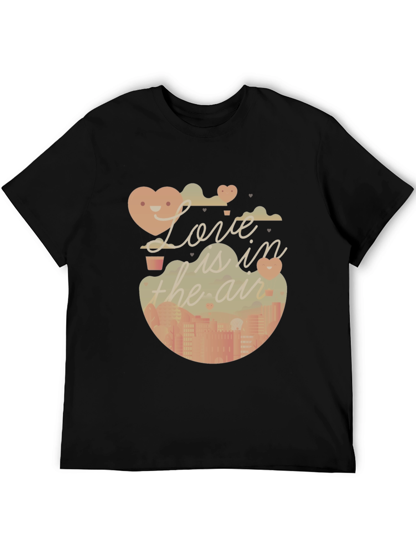 Black Love is in the Air Graphic Tee - Soft Cotton Blend view 5