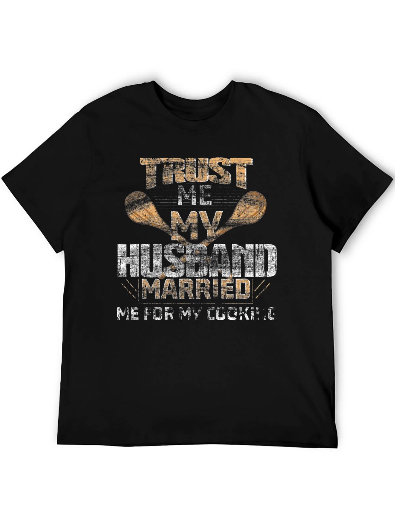 Black Husband Married Me for My Cooking T-Shirt view 5