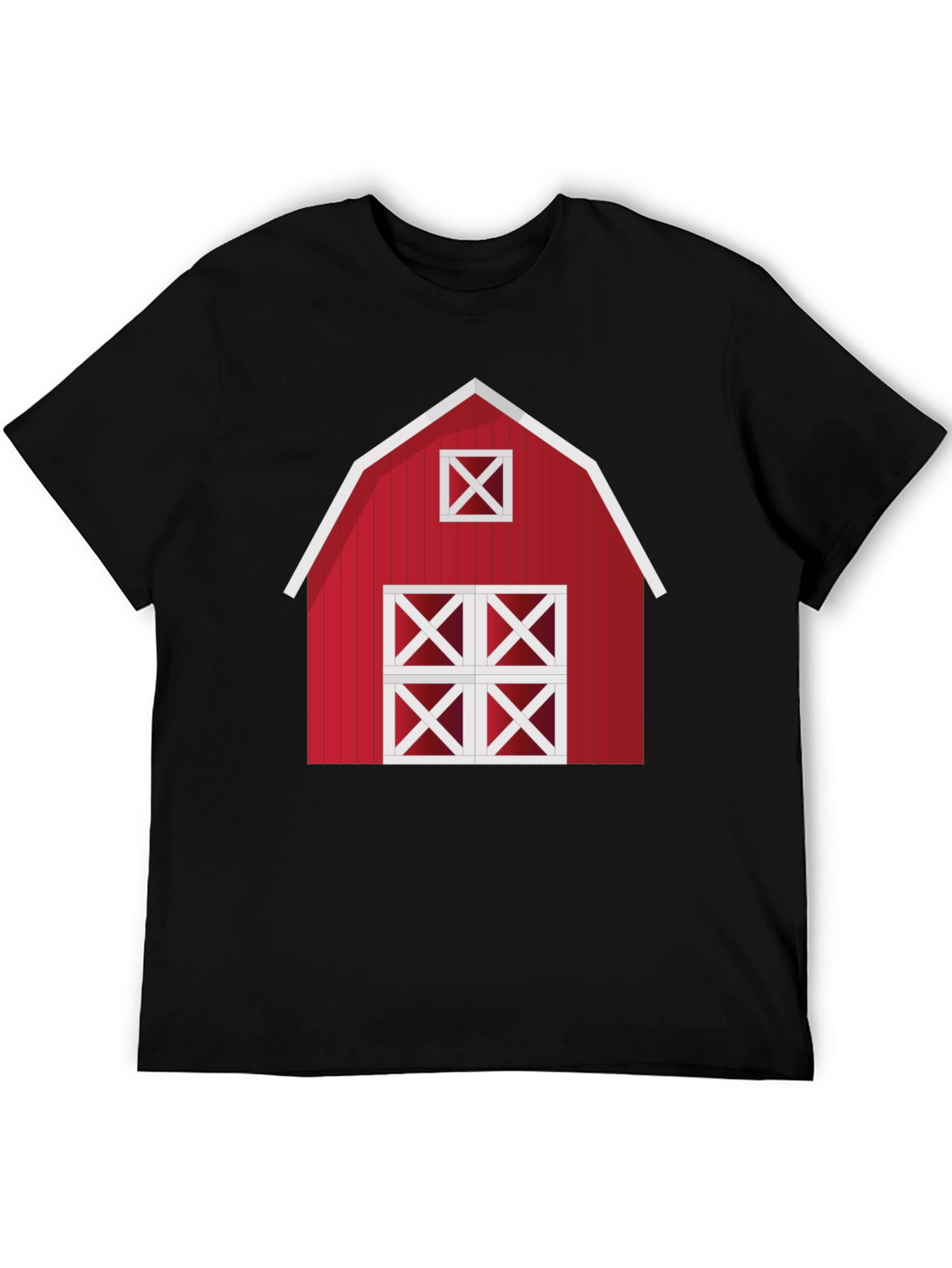 Black Red Barn Graphic Tee - Farmhouse Style view 5
