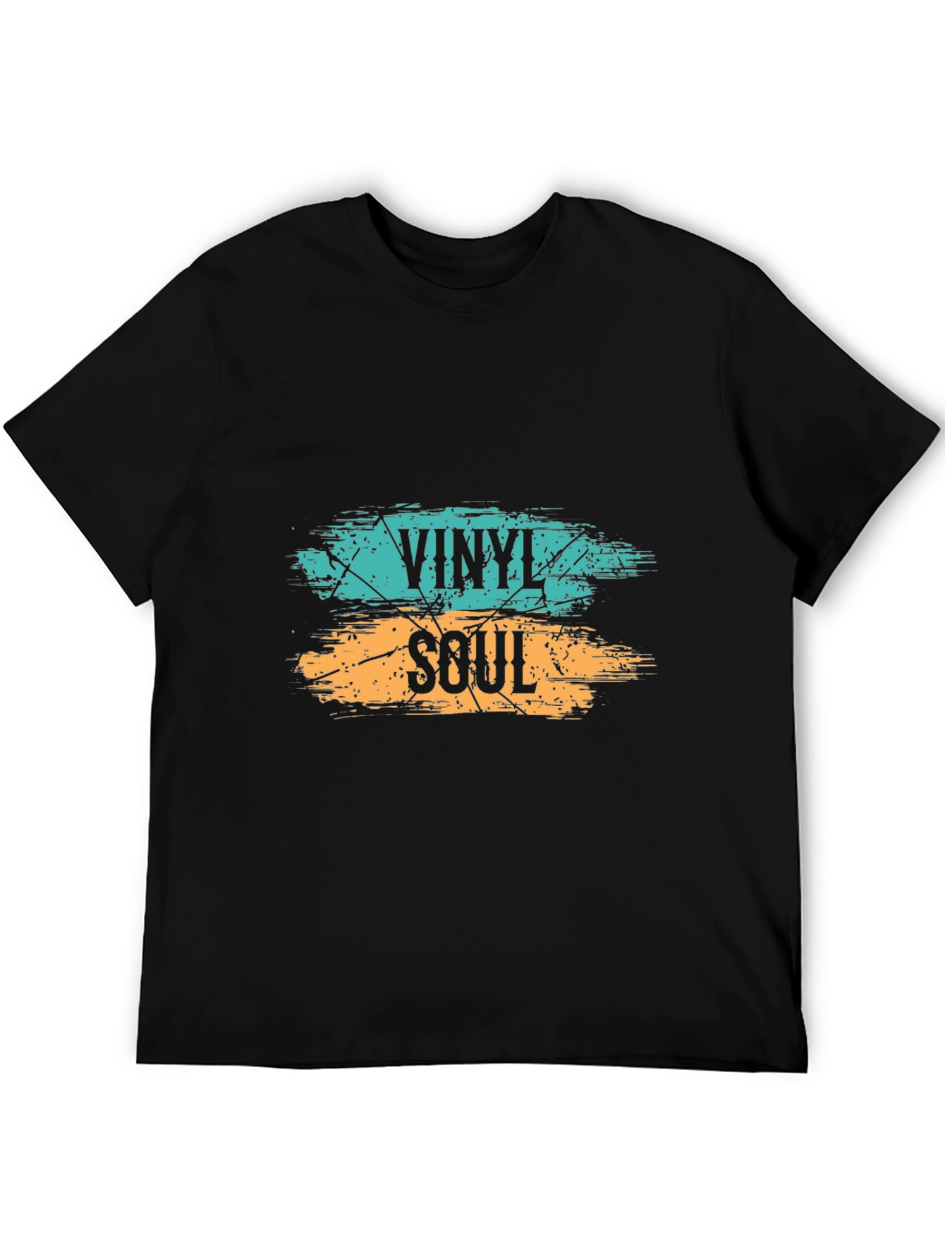 Black Vinyl Soul Graphic Tee - Stylish Music Lover Shirt view 5