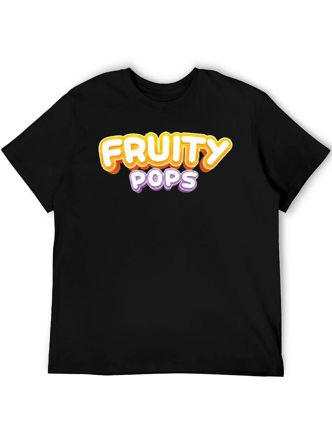 Black Fruity Pops Graphic Tee - Fun Casual Style view 5