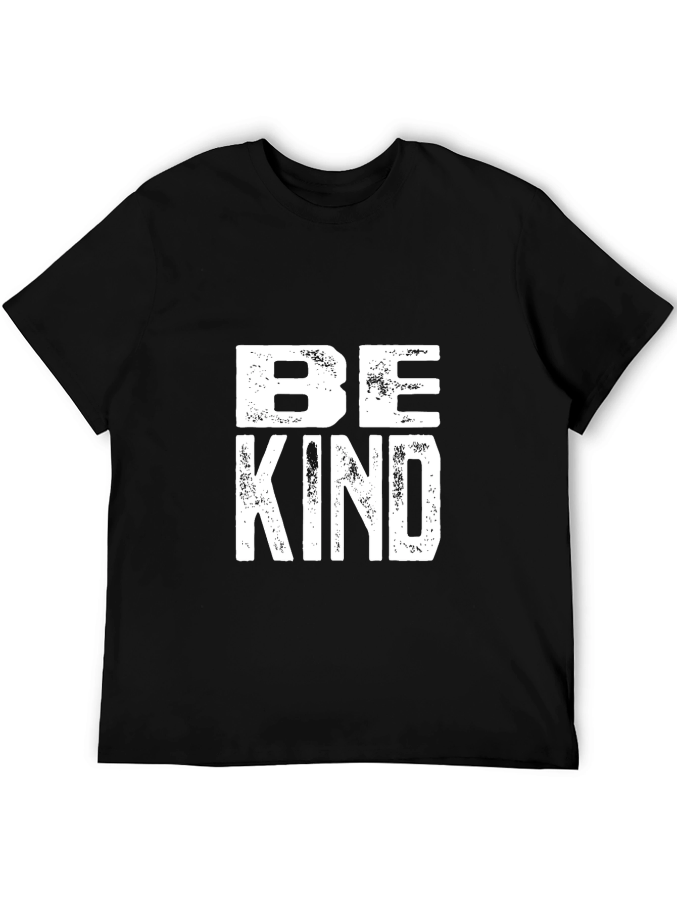 Black Be Kind Graphic Tee - Black Cotton Blend view 5