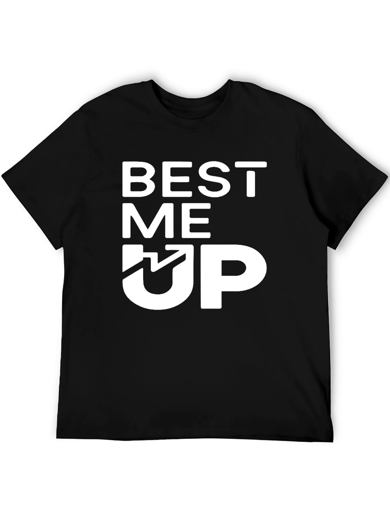 Black Best Me Up Graphic Tee - Soft Cotton Blend view 5