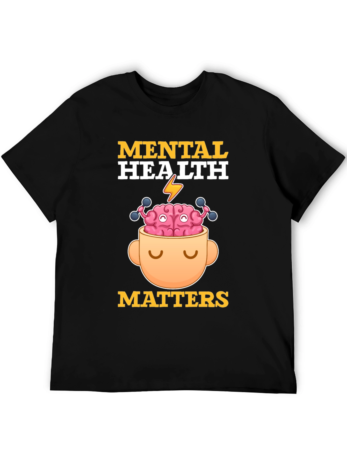 Black Mental Health Matters Graphic Tee view 5