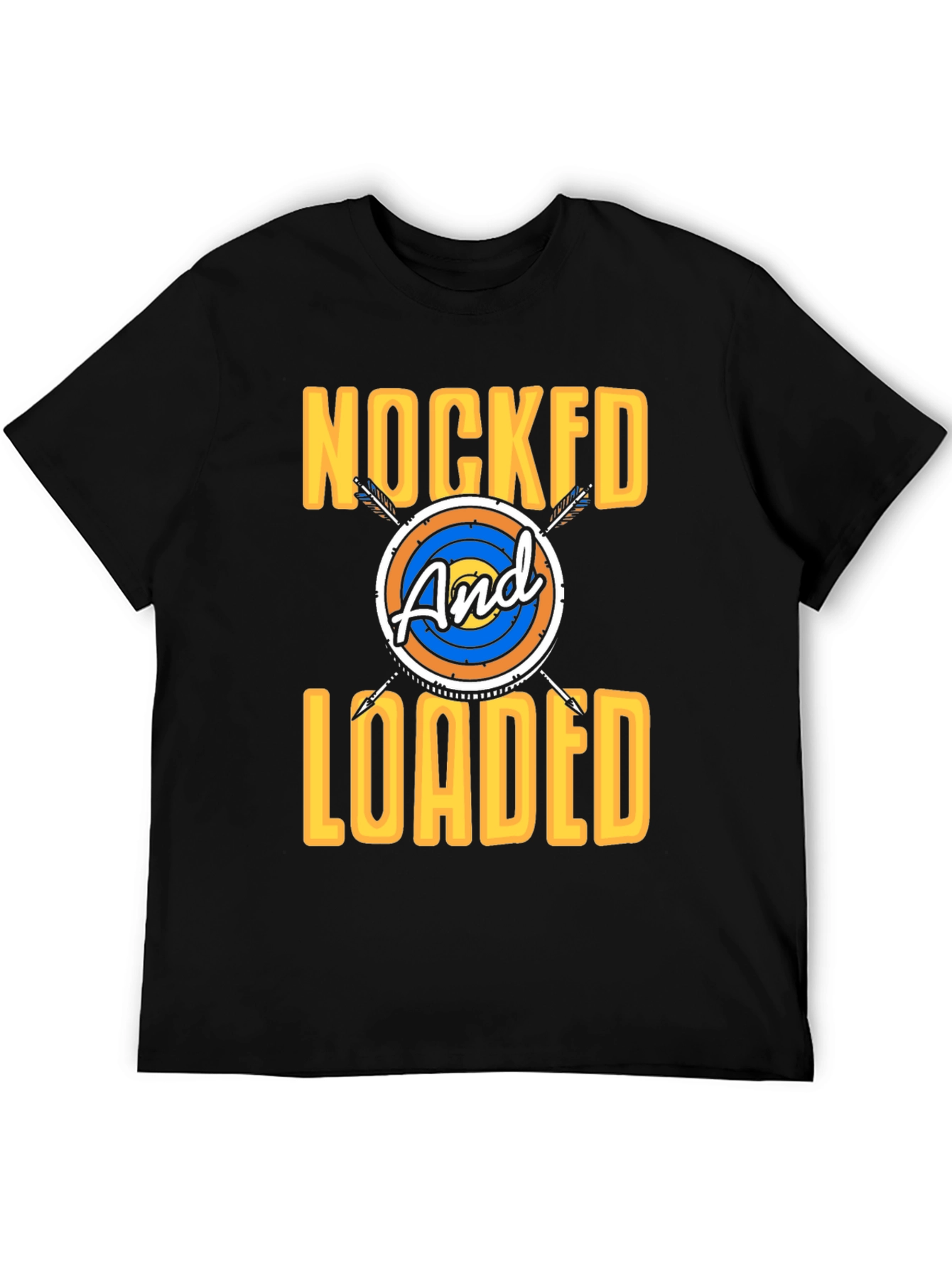 Black Archery "Nocked and Loaded" Graphic T-Shirt view 5
