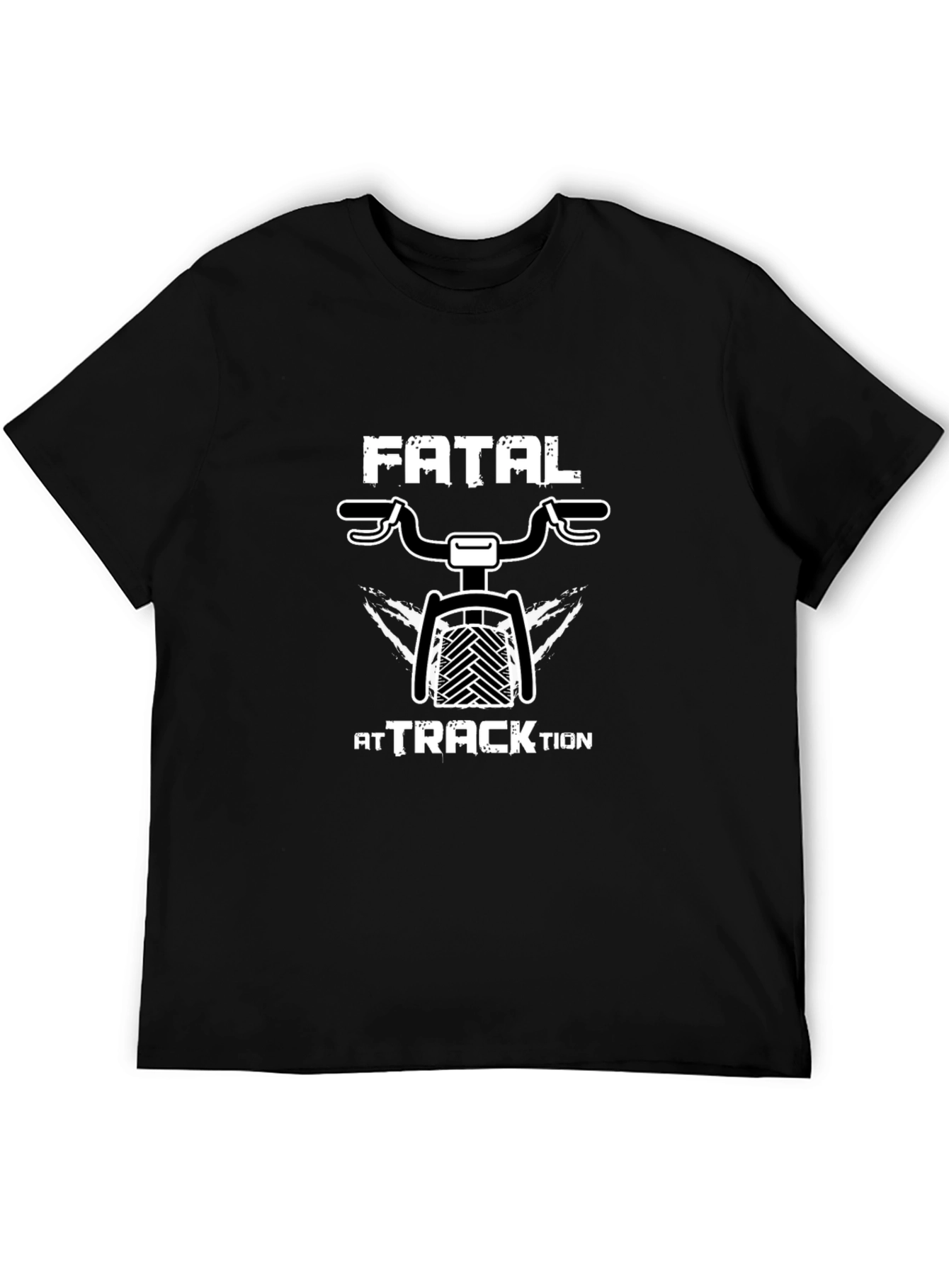 Black Fatal Attraction T-Shirt - Biker Design view 5