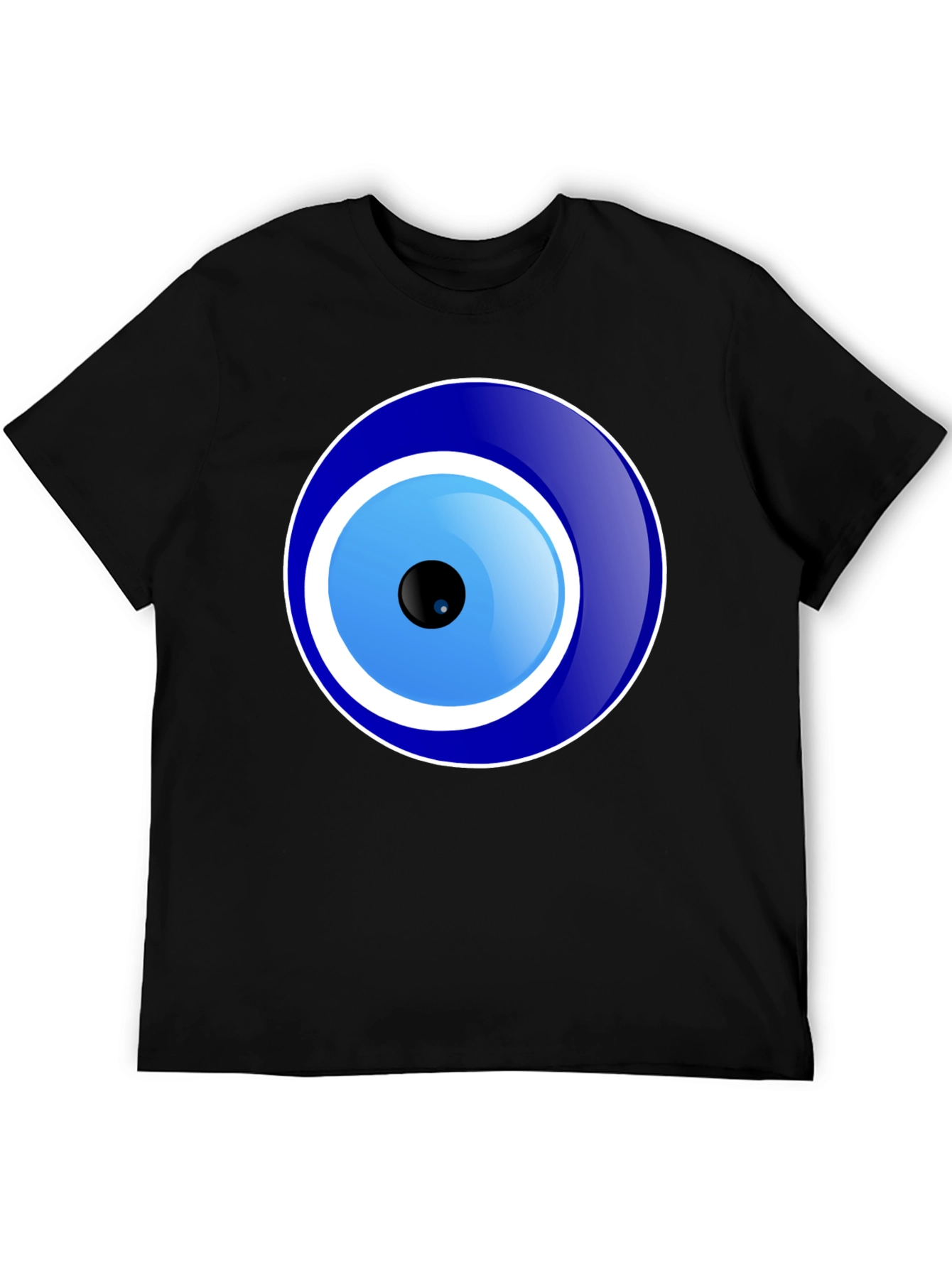 Black Evil Eye Graphic T-Shirt - Unisex Black Tee view 5