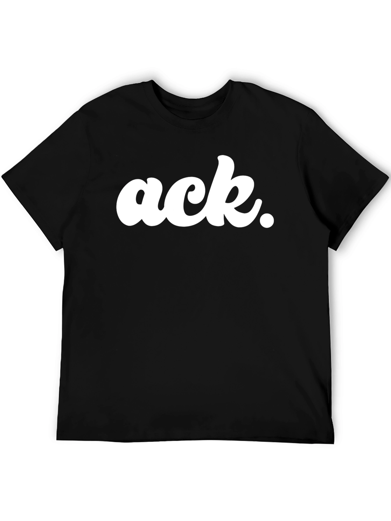Black Ack Graphic Tee - Trendy Statement T-Shirt view 5