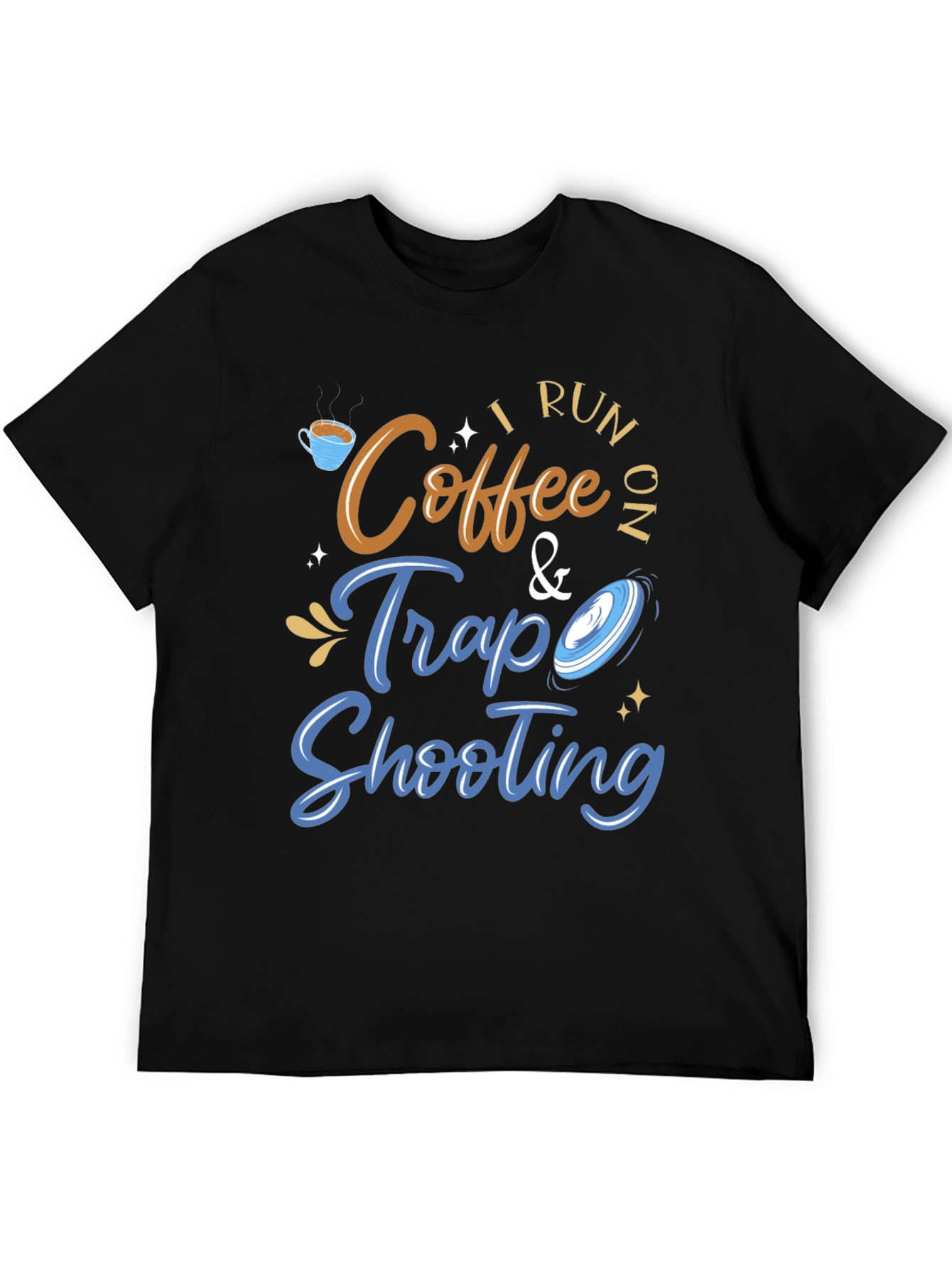Black Coffee & Trap Shooting Graphic Tee view 5