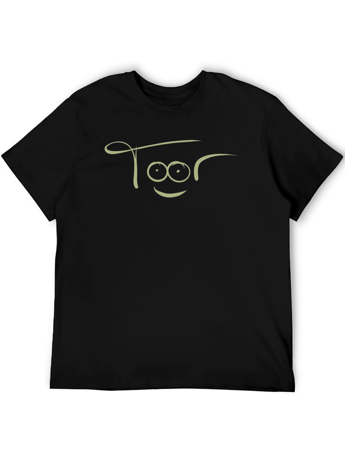Black Funny Toor Face Black Graphic T-Shirt view 5