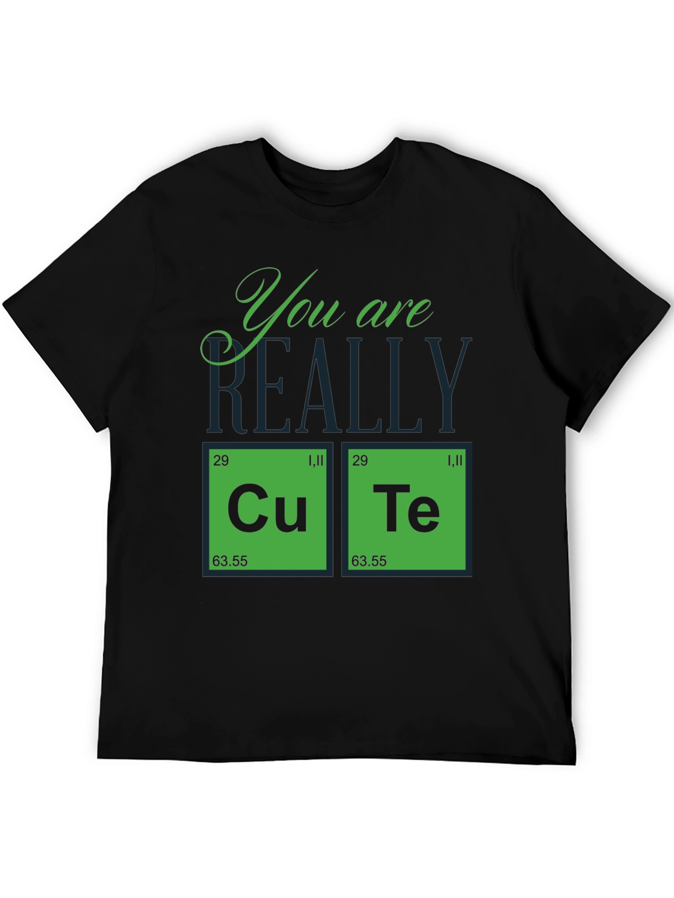 Black Cute Element T-Shirt Funny Chemistry Tee view 5