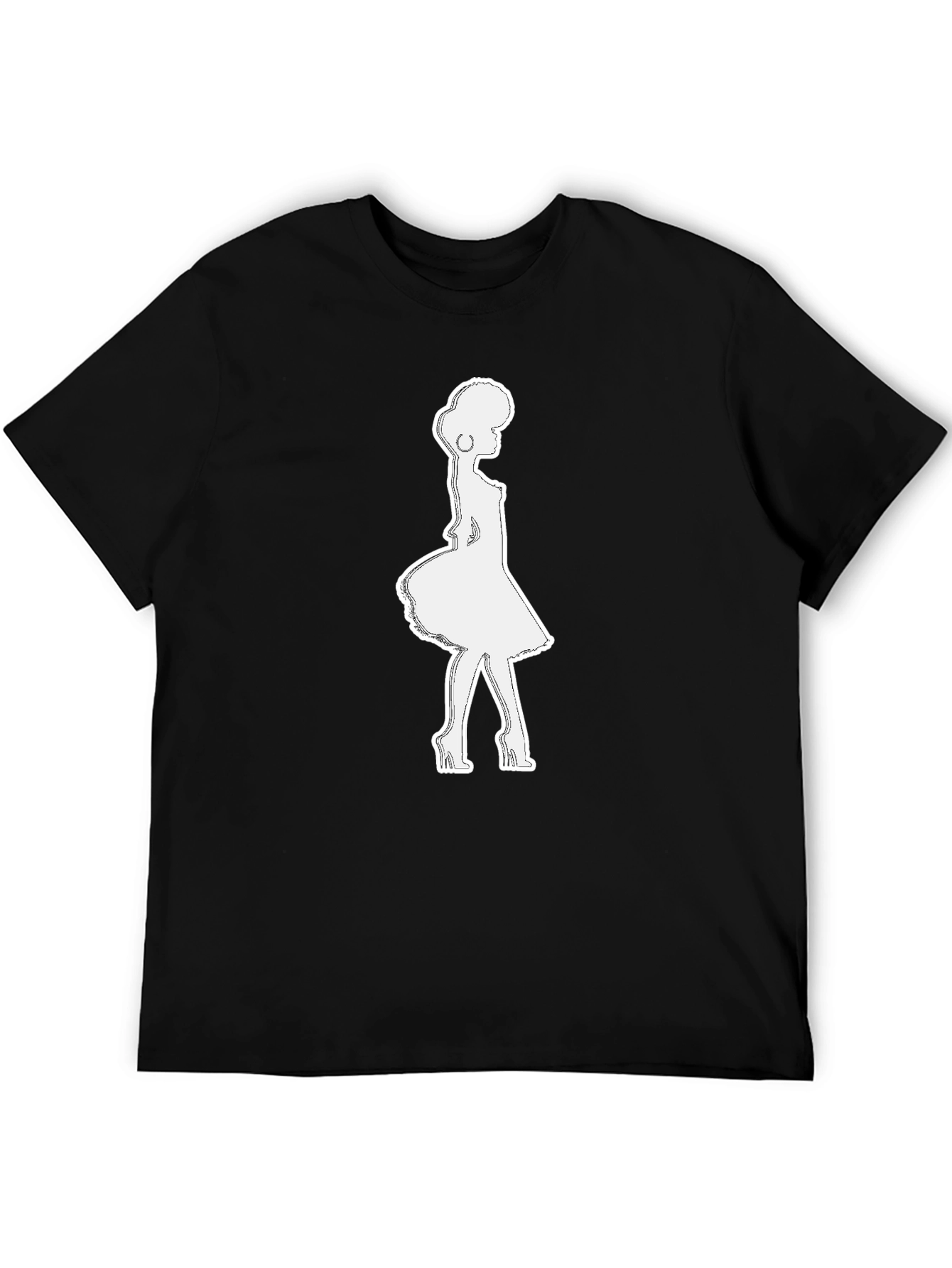 Black Silhouette Chic Tee - Classic Black view 5