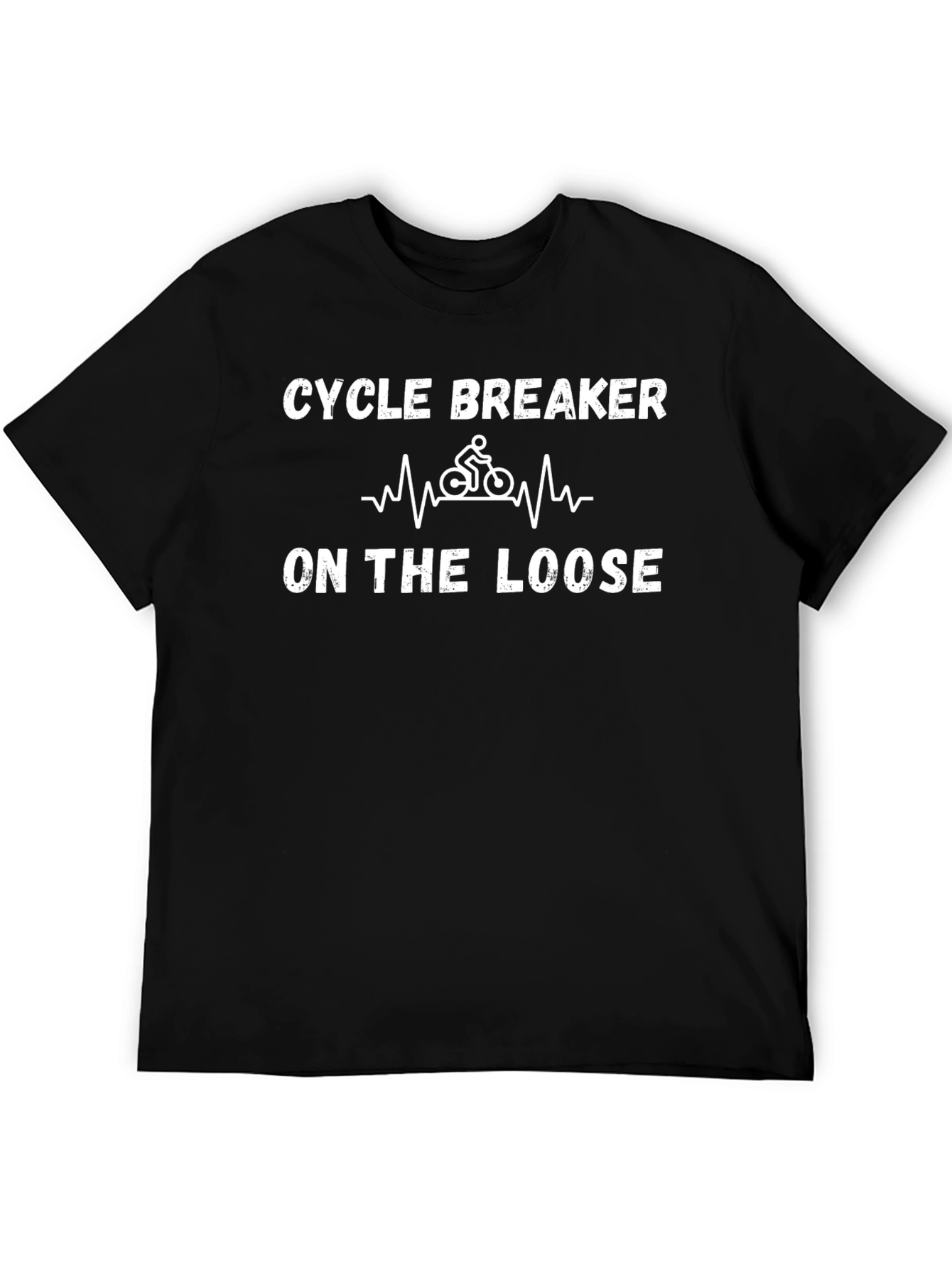 Black Cycle Breaker On The Loose Graphic Tee view 5