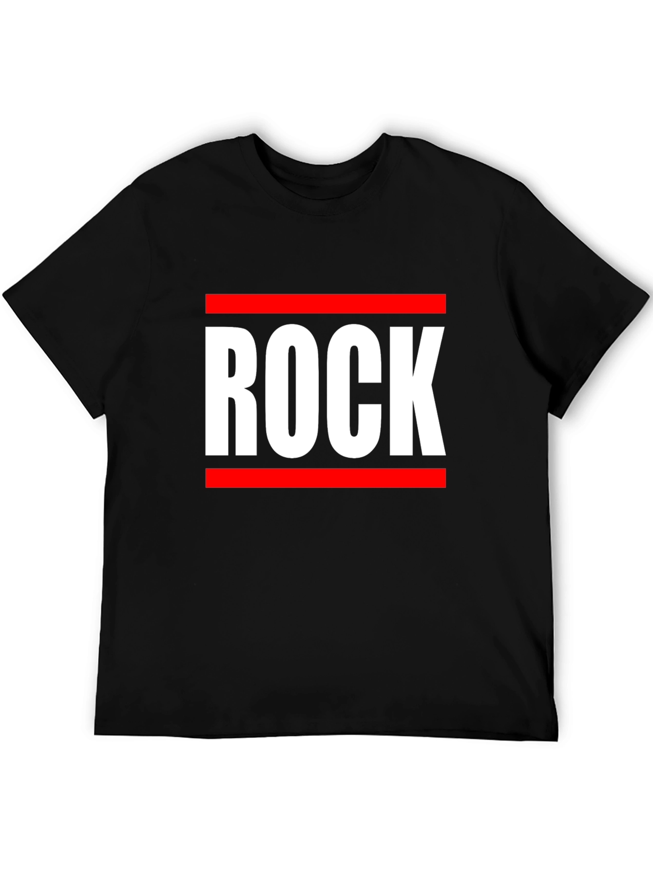Black Rock Graphic Tee - Bold Statement T-Shirt view 5
