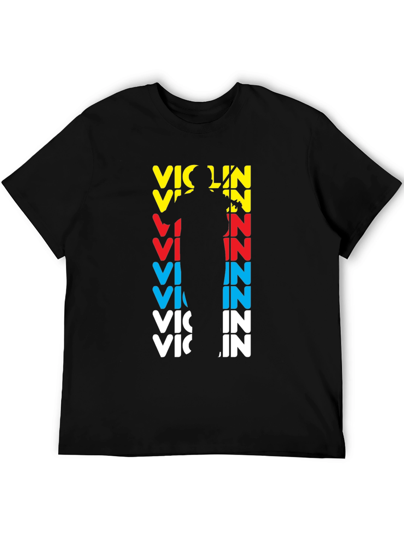 Black Violin Player Graphic T-Shirt view 5