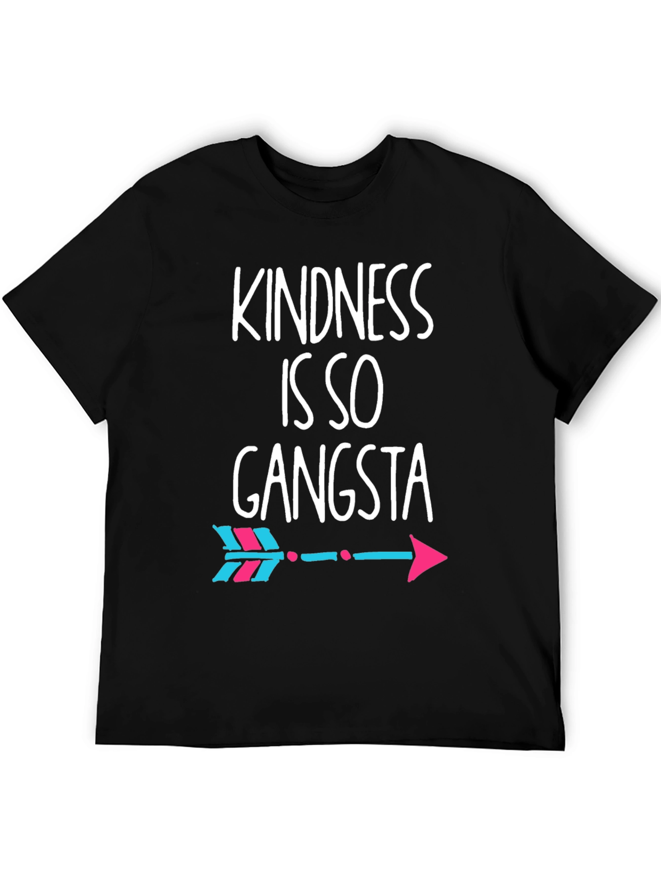 Black Kindness is So Gangsta Tee - Arrow Design view 5
