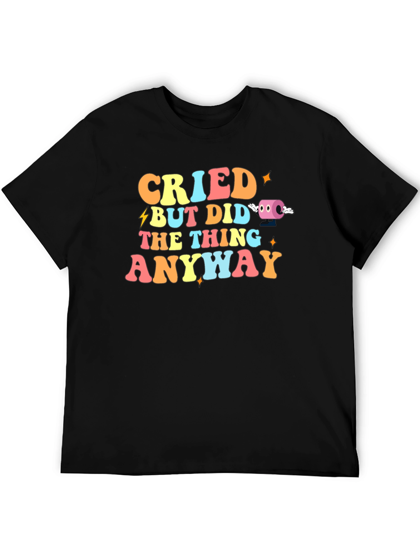 Black Cried But Did The Thing Anyway Graphic T-Shirt view 5