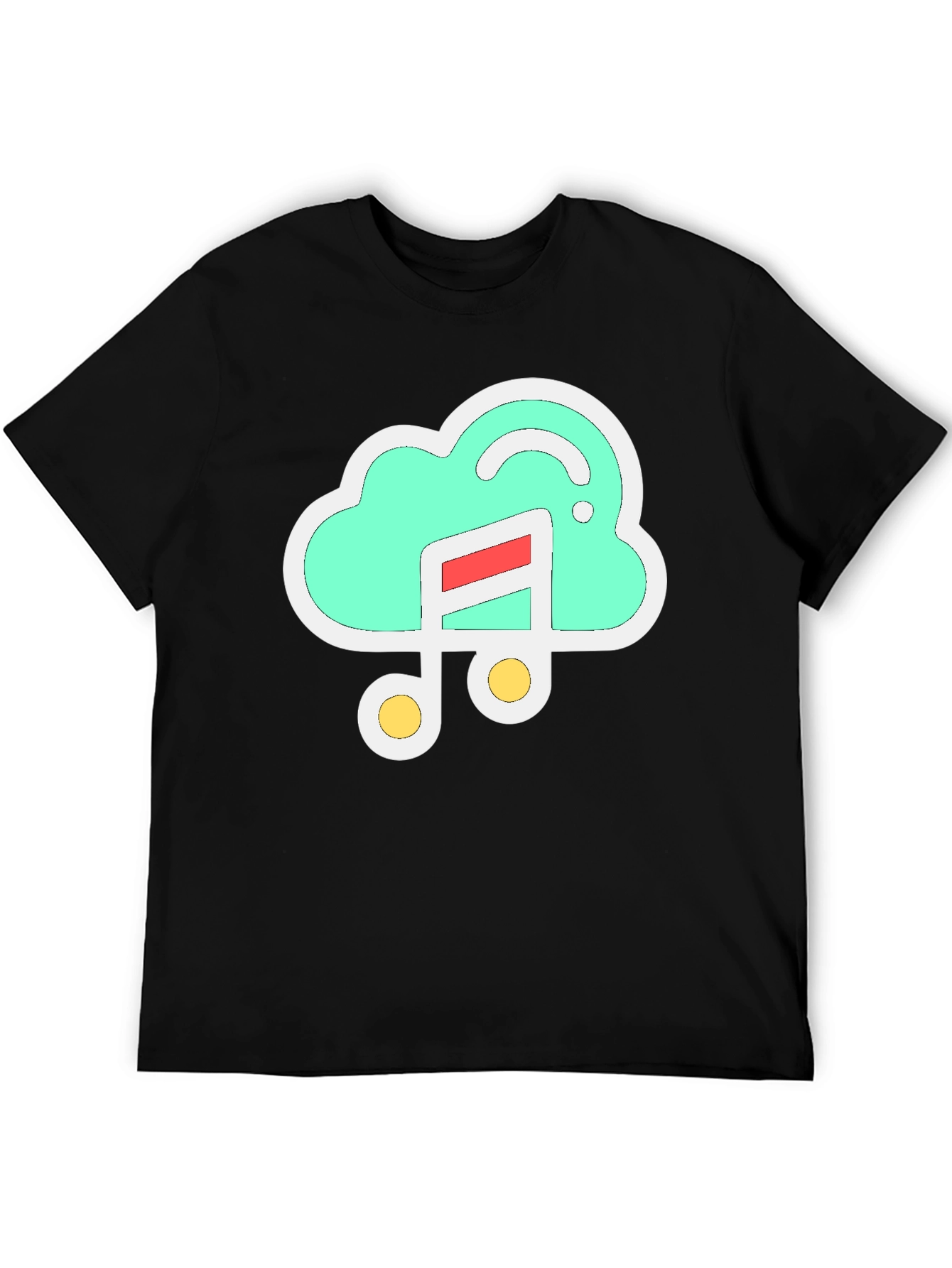 Black Cloud Music T-Shirt - Stylish & Comfortable view 5