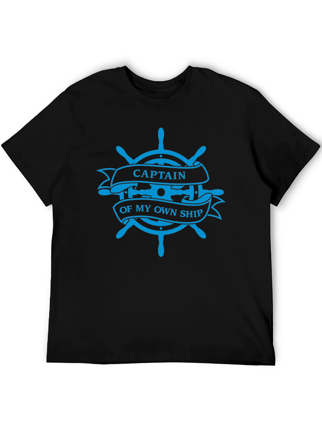 Black Captain of My Own Ship Graphic Tee view 5