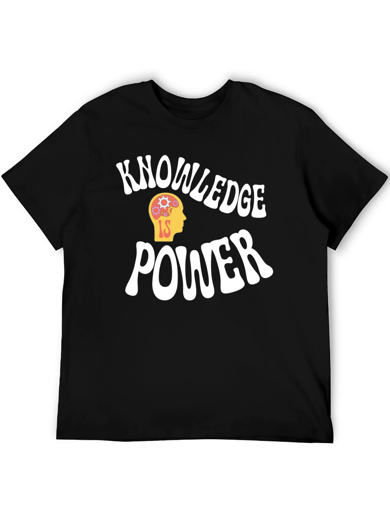 Black Knowledge is Power Graphic Tee - Black view 5