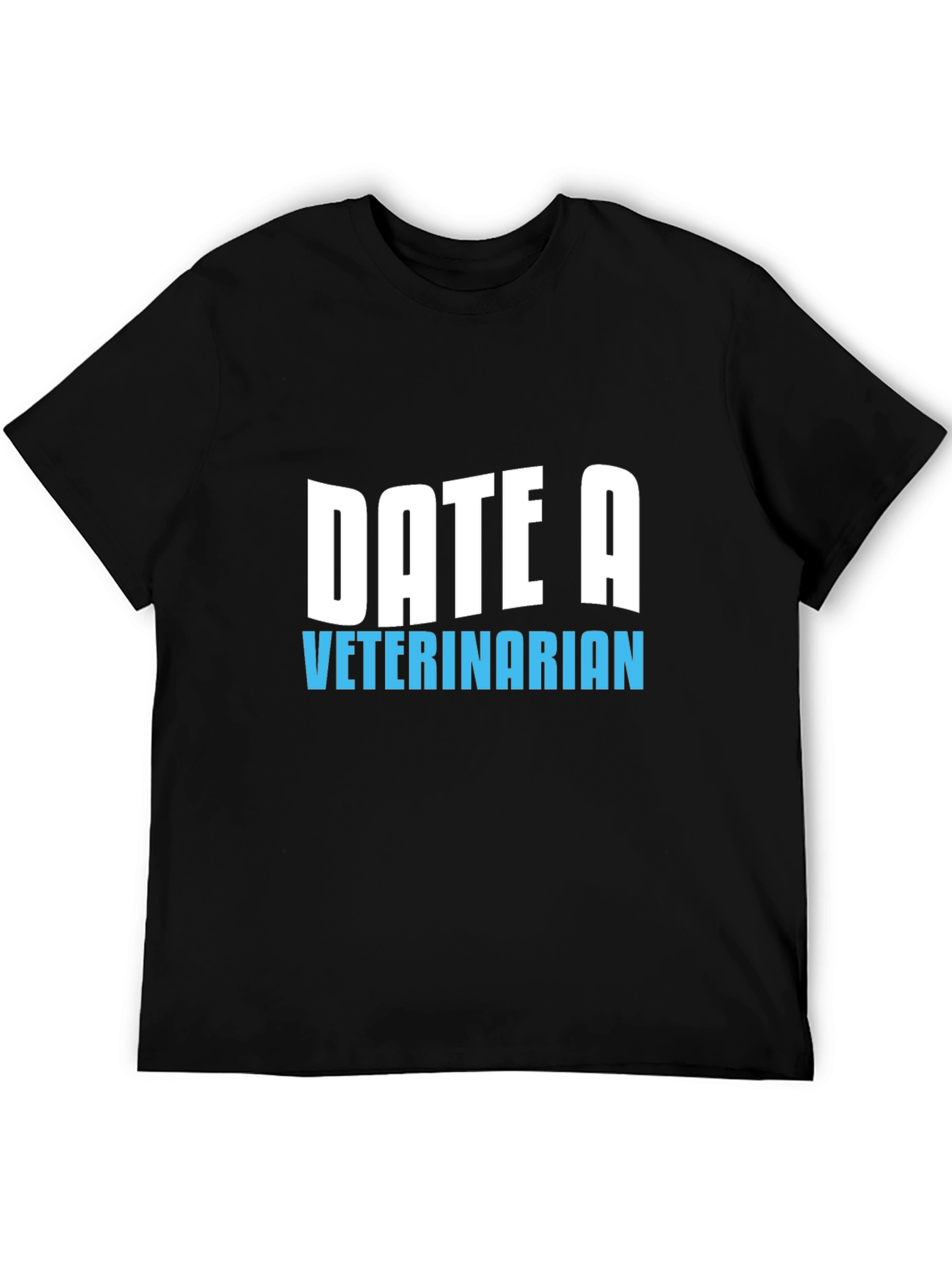 Black Date A Veterinarian Graphic Tee view 5