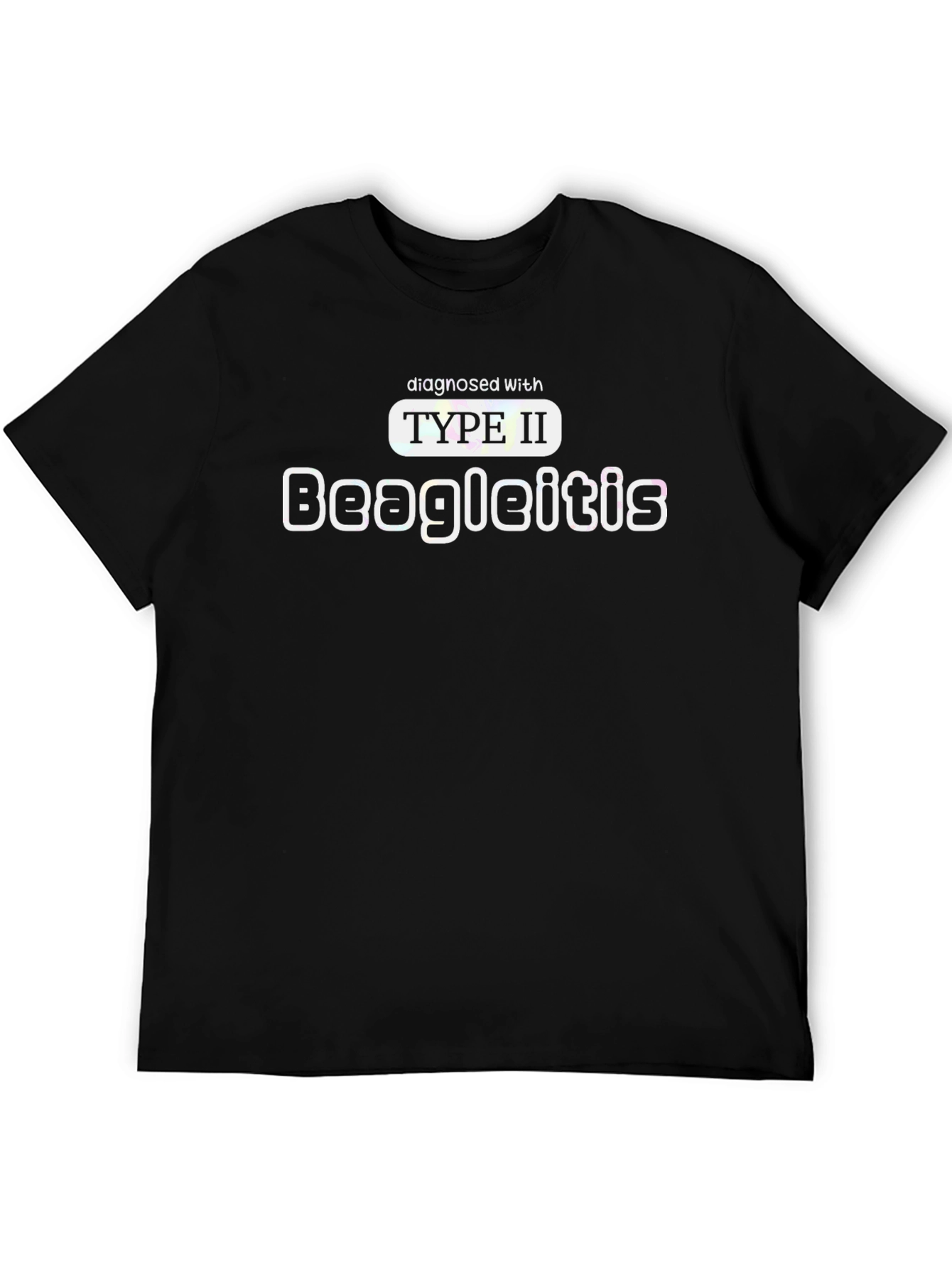 Black Beagleitis Type II Graphic T-Shirt view 5