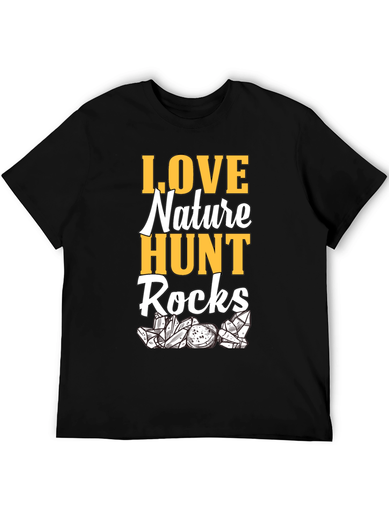 Love Nature Hunt Rocks Graphic T-Shirt - 5