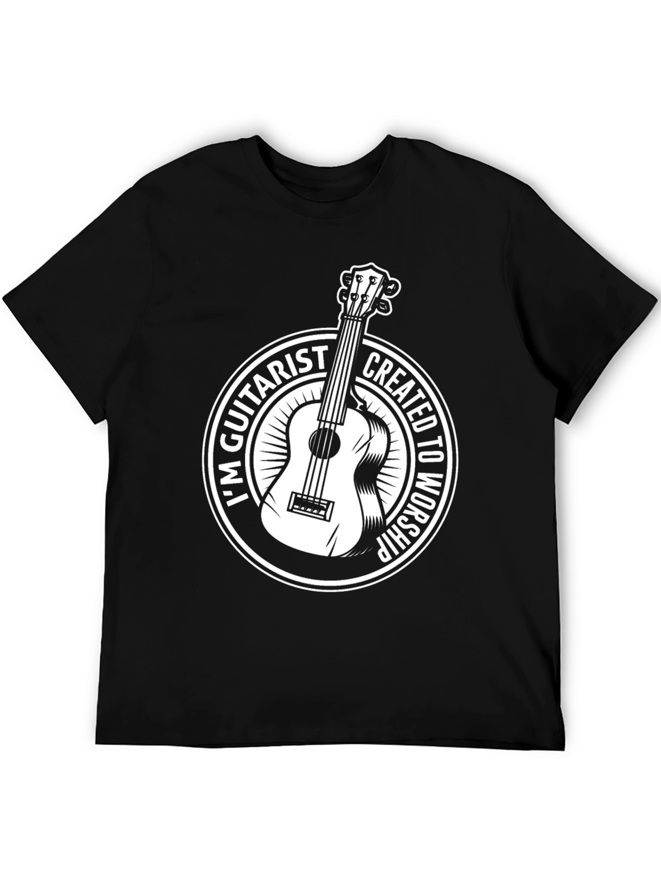 Guitarist Worship Graphic Tee - Black - 5