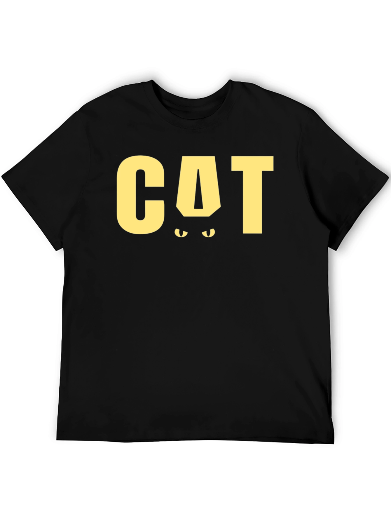 Black Cat Eyes T-Shirt: Black Cat Graphic Tee view 5