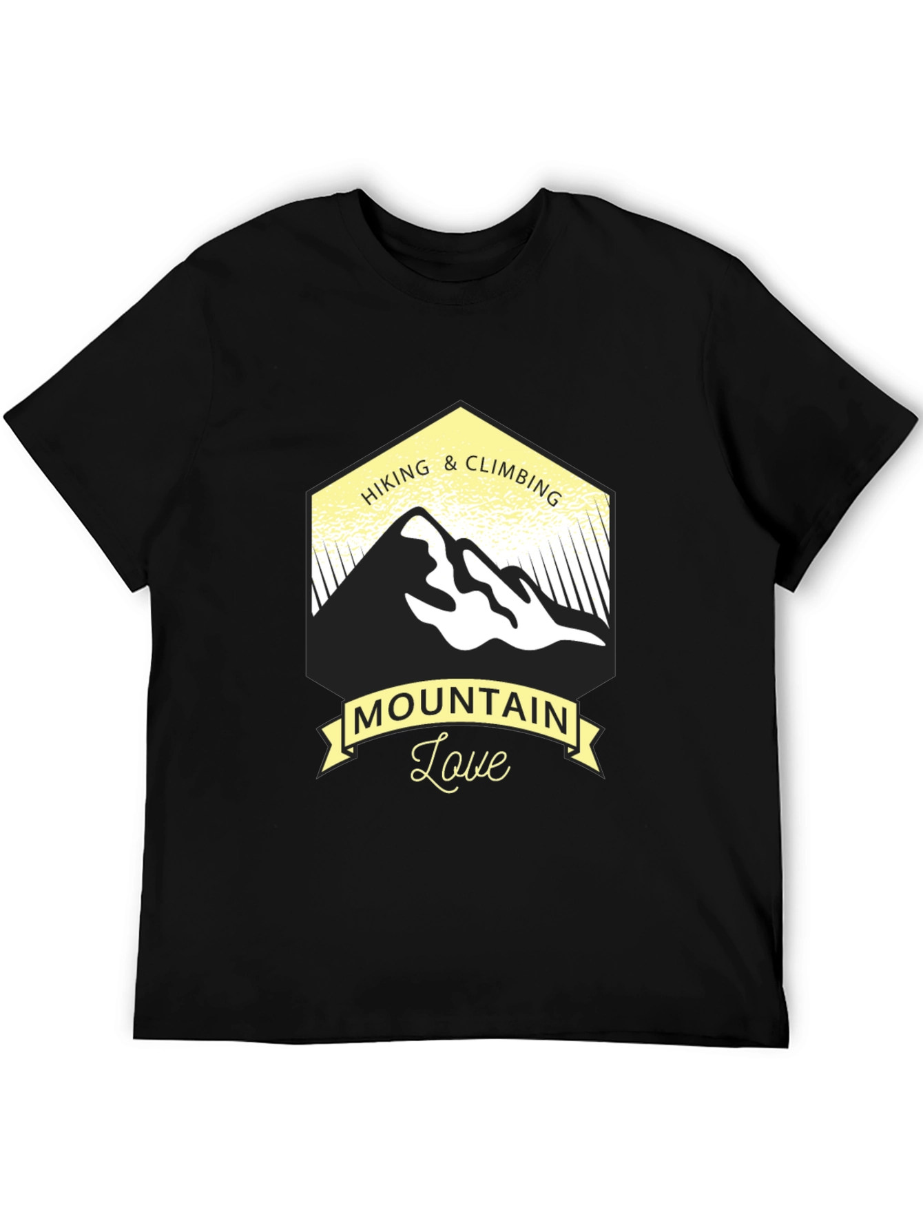 Black Mountain Love Hiking & Climbing Graphic Tee view 5