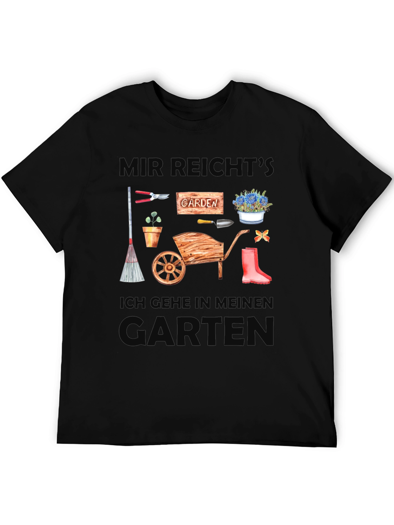 Black Gardener's Delight Tee view 5