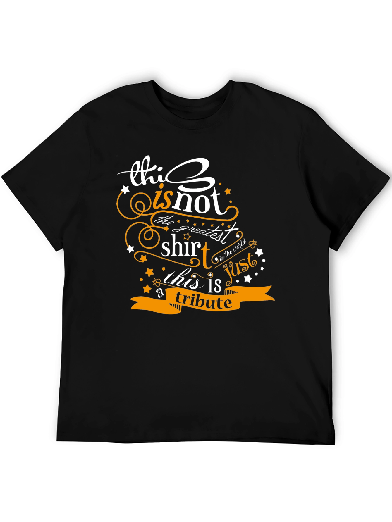 Black Tribute Graphic Tee - This is Not The Greatest Shirt T-Shirt view 5