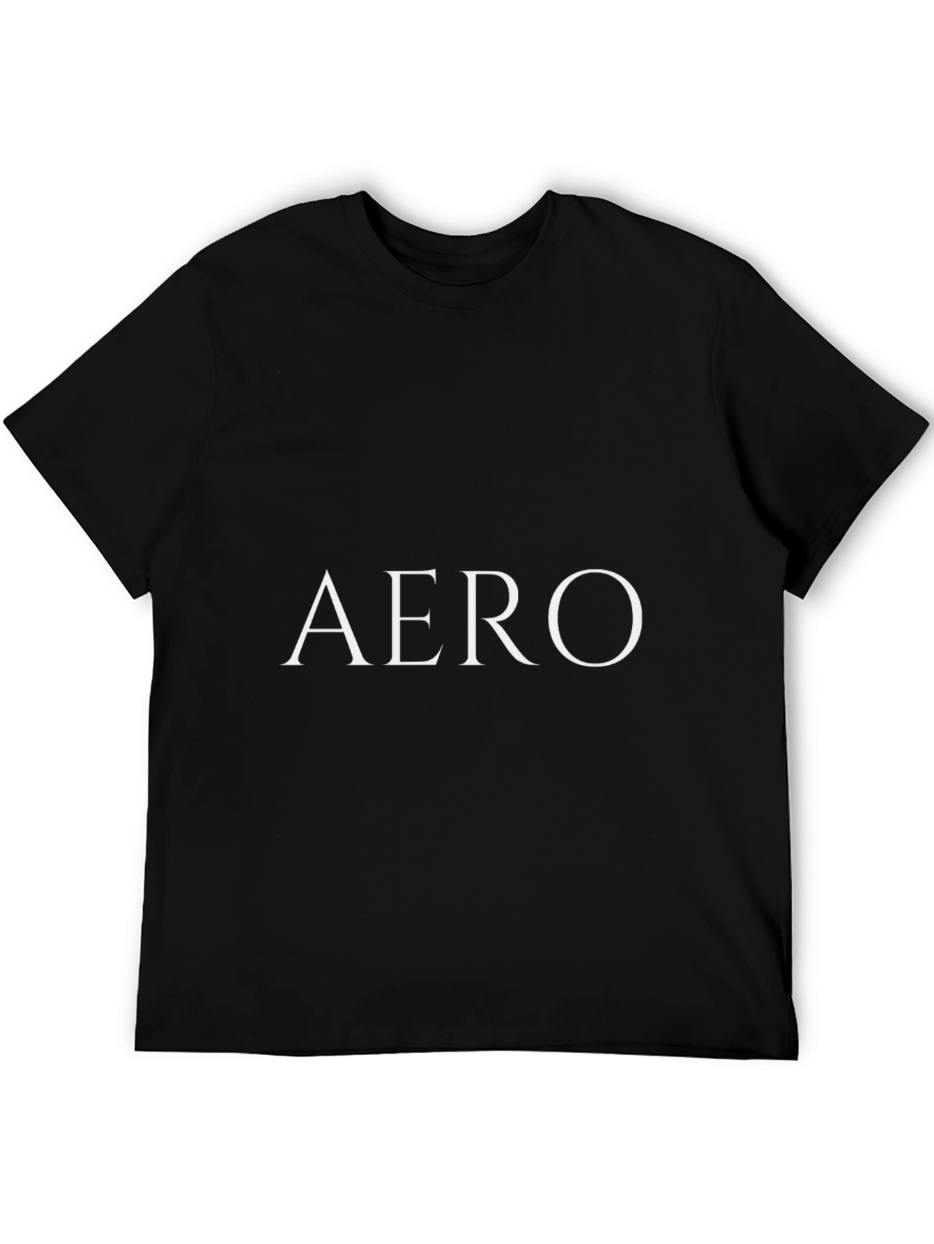 Black AERO Graphic Print Black T-Shirt view 5