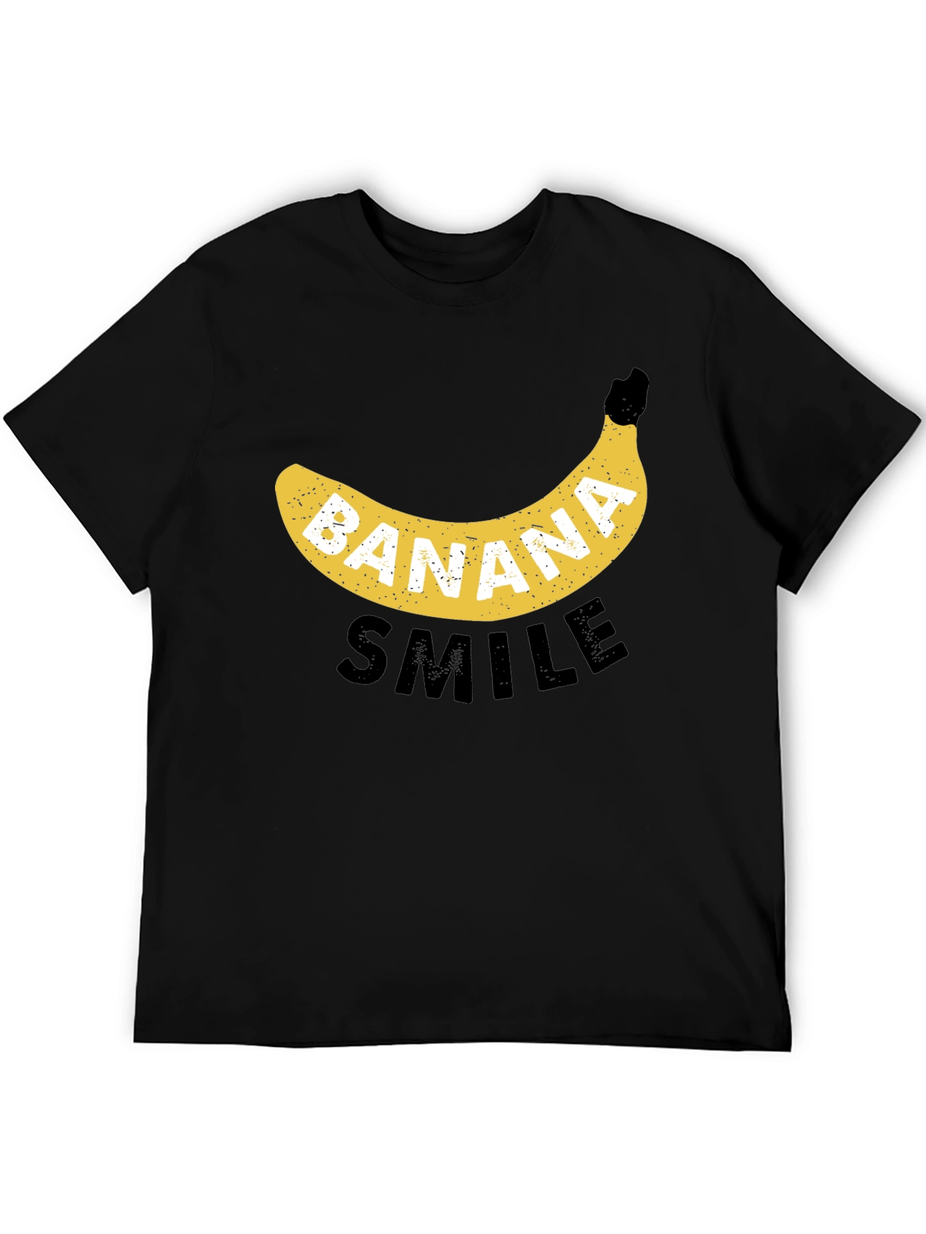 Black Banana Smile Black Graphic Tee view 5
