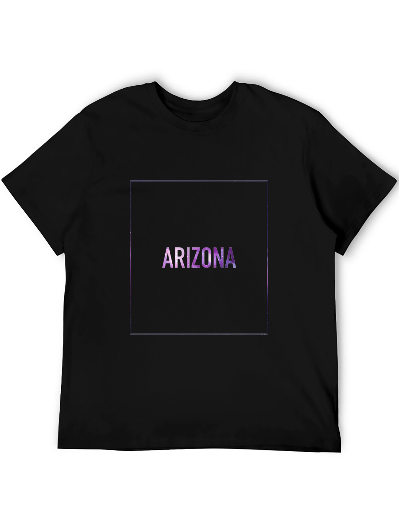 Black Arizona Graphic Tee - Black Cotton Blend view 5