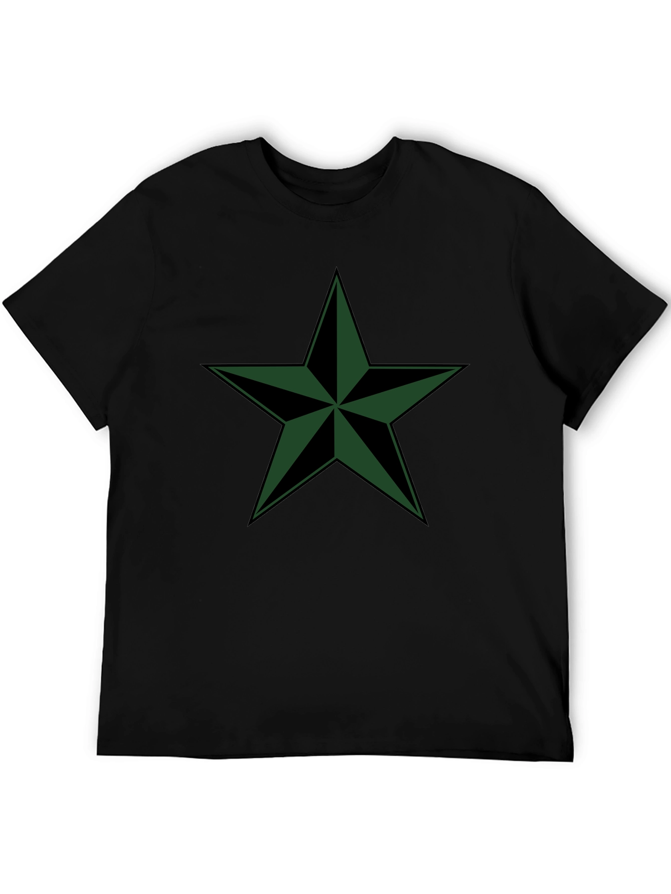 Black Star Graphic Black T-Shirt view 5